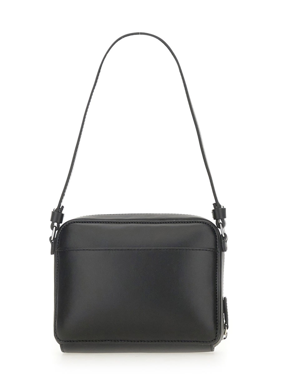 Shop Courrèges Leather Bag. In Black