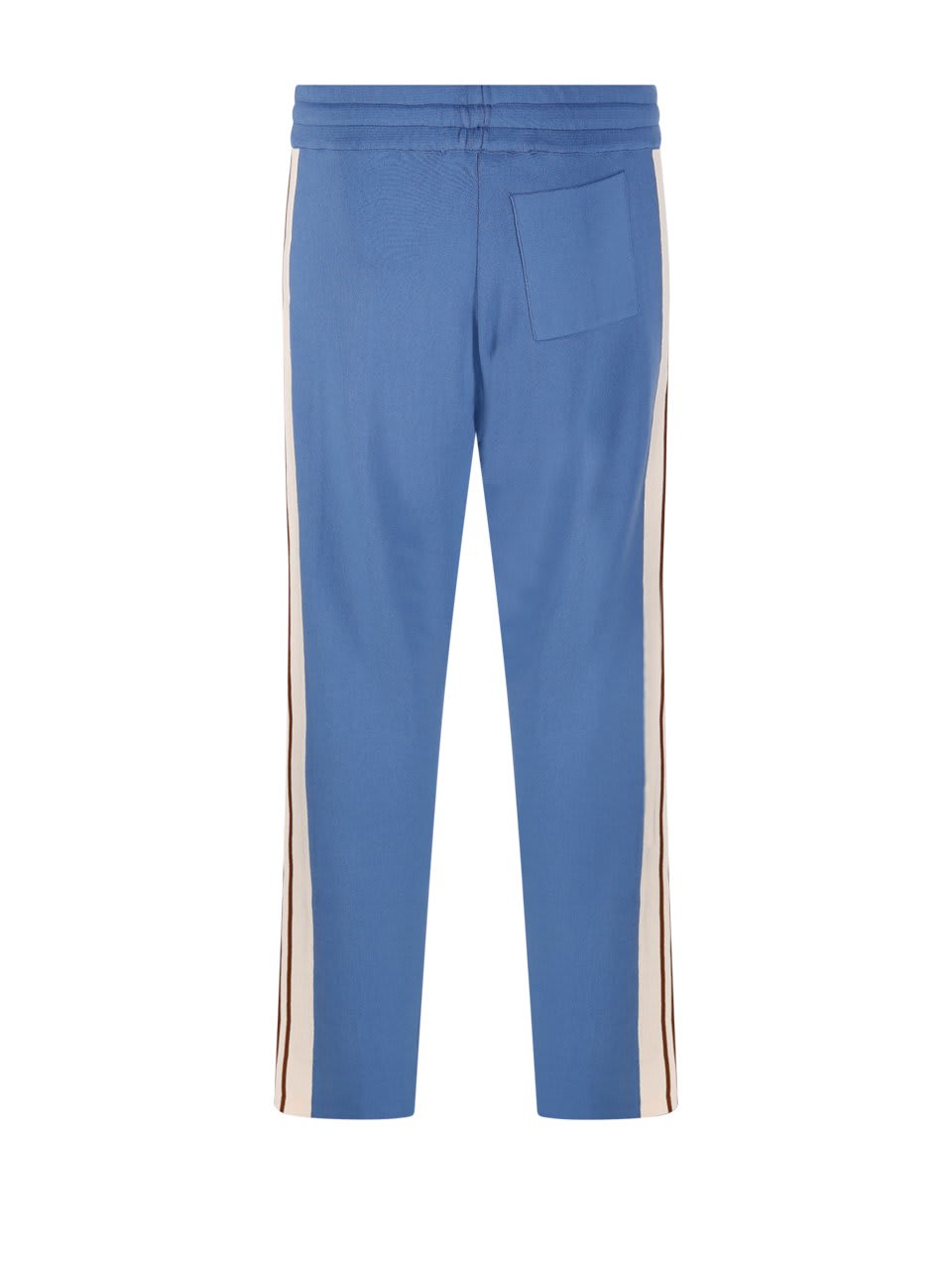 Shop Autry Logo Patch Drawstring Joggers In Blue