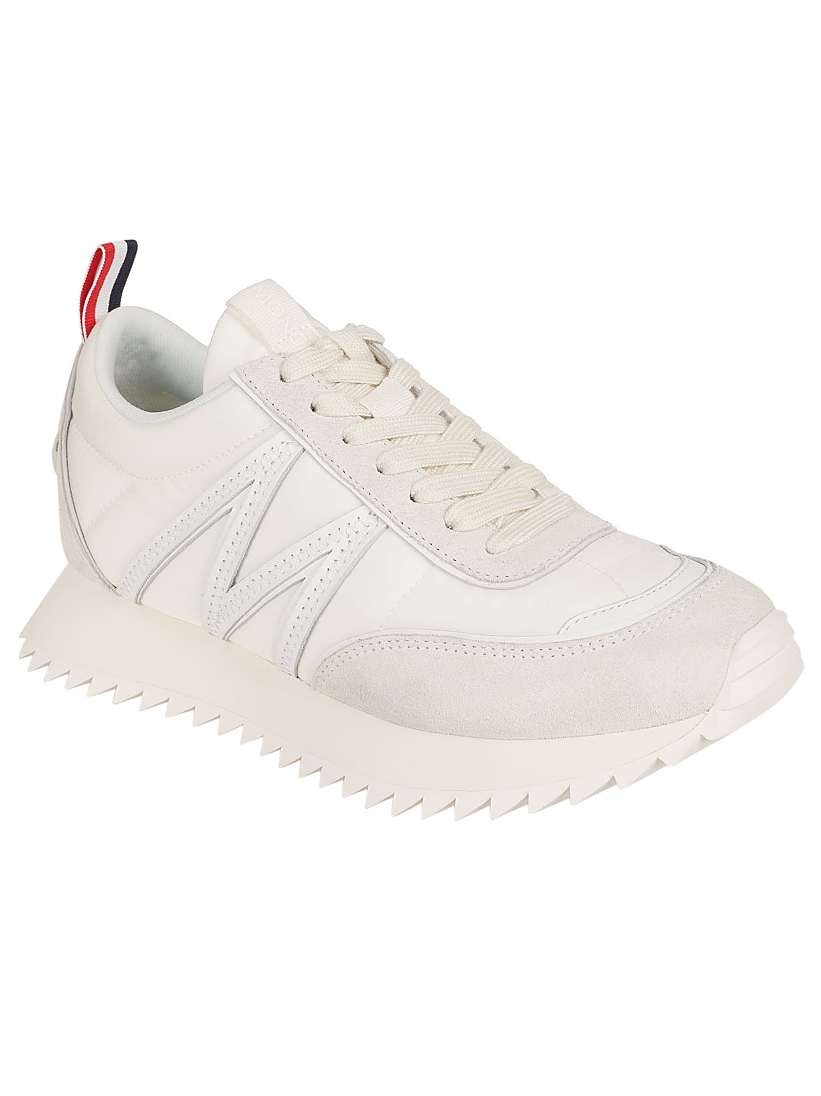 Shop Moncler Pacey Sneakers In White