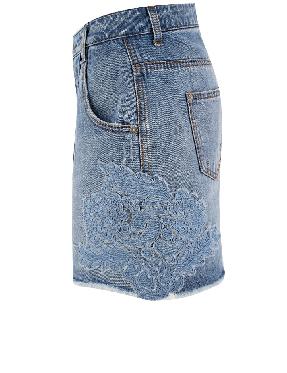 Ermanno Scervino Shorts In Bright Cobalt
