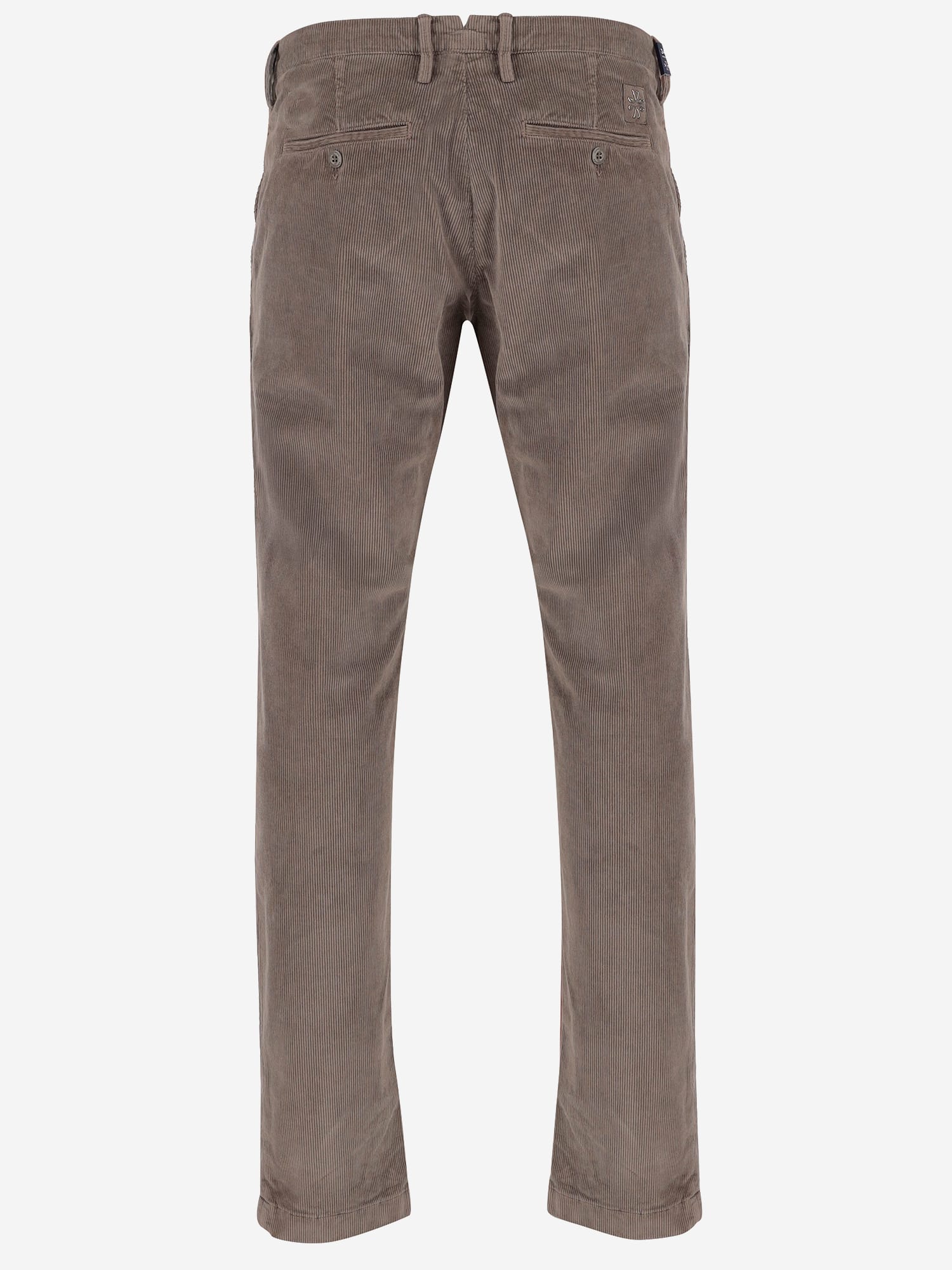 Jacob Cohen Stretch Cotton Blend Pants In Brown