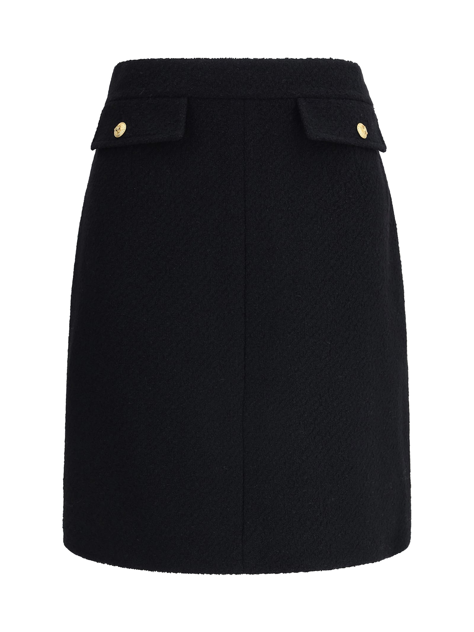 Chloé Bouclé Wool Midi Skirt