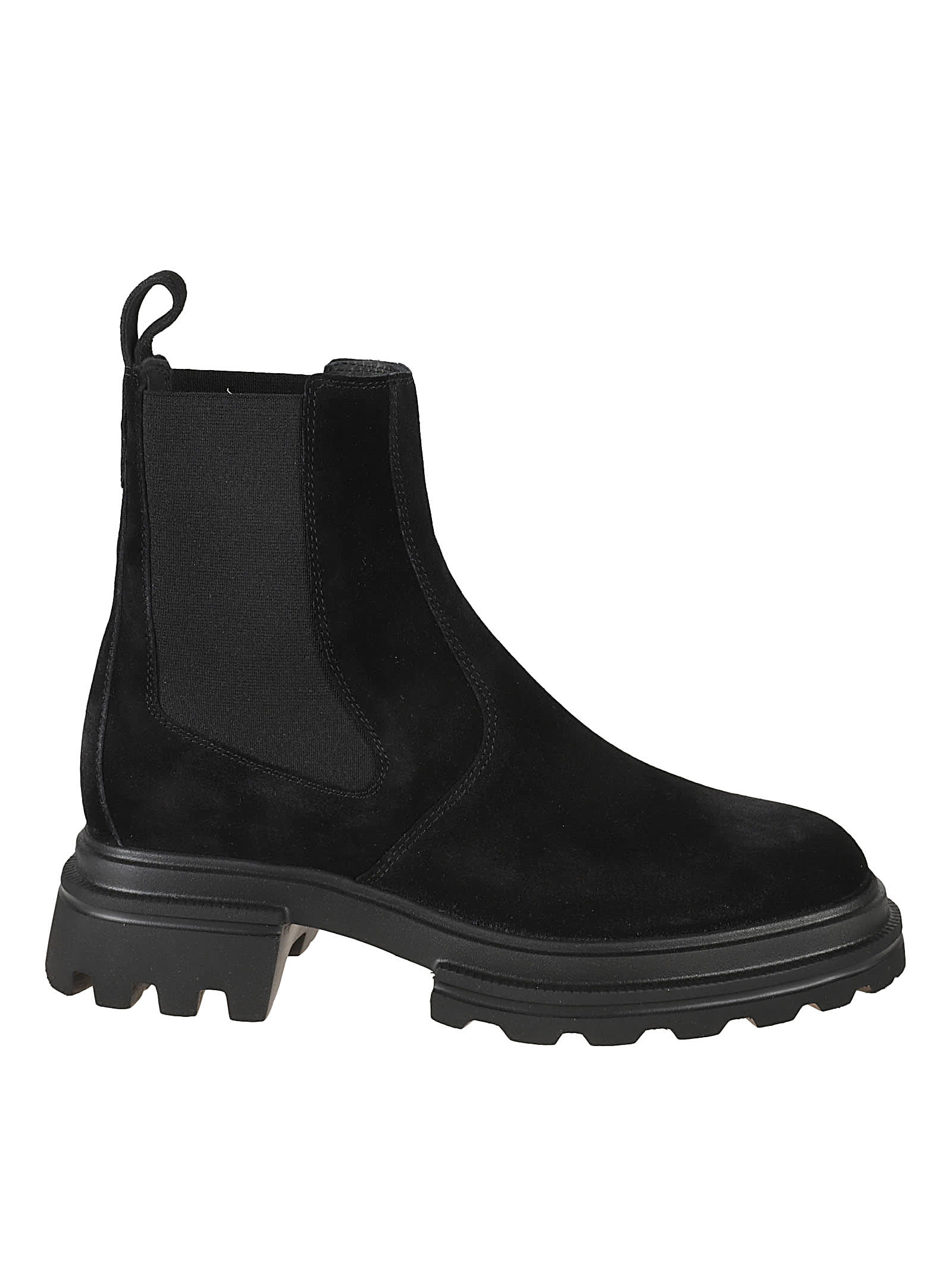 Shop Hogan H674 Chelsea Boots In Black