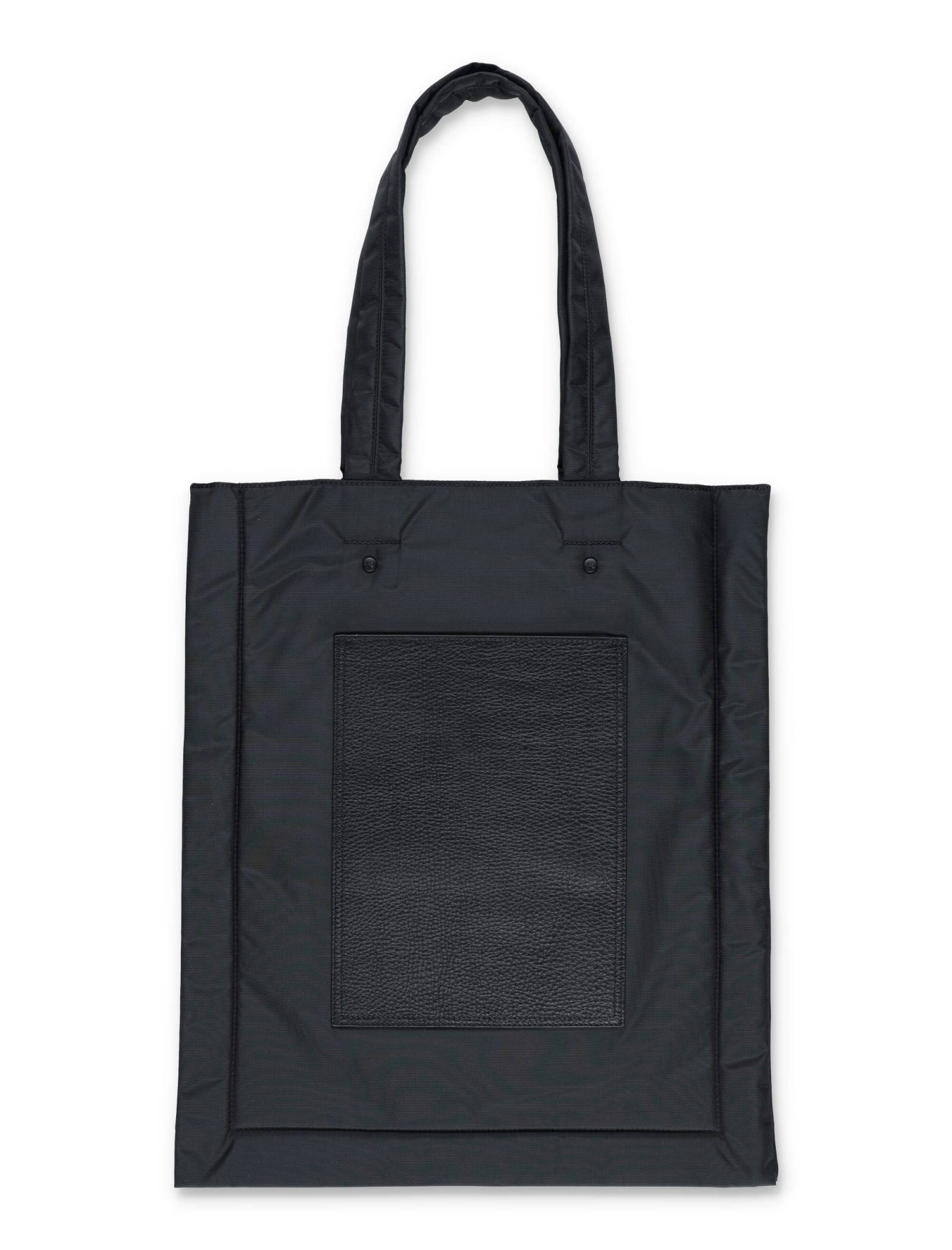 Shop Y-3 Lux Flat Tote Bag In Black