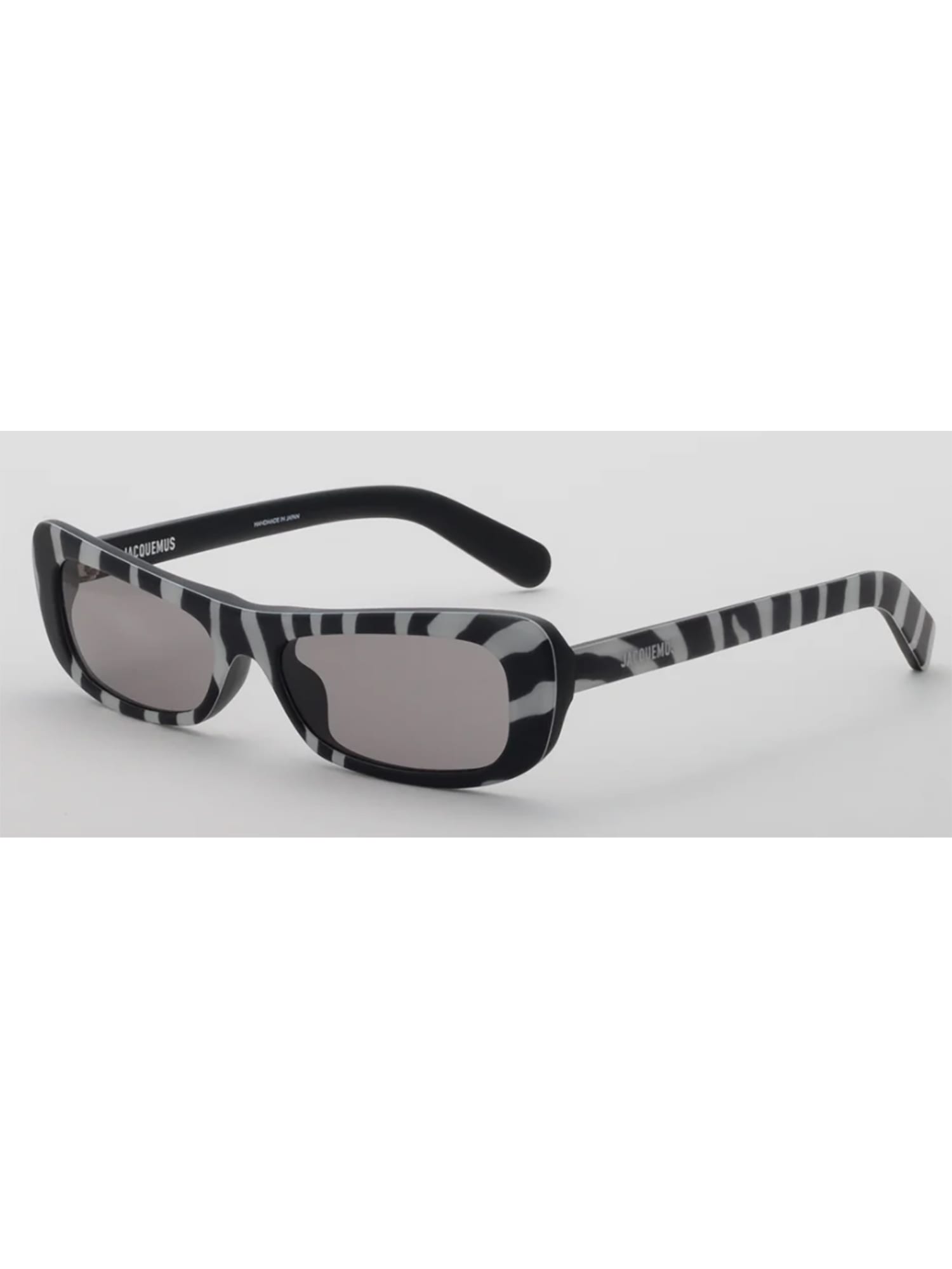 Jacquemus Capri Eyewear In Zebra Black & White White