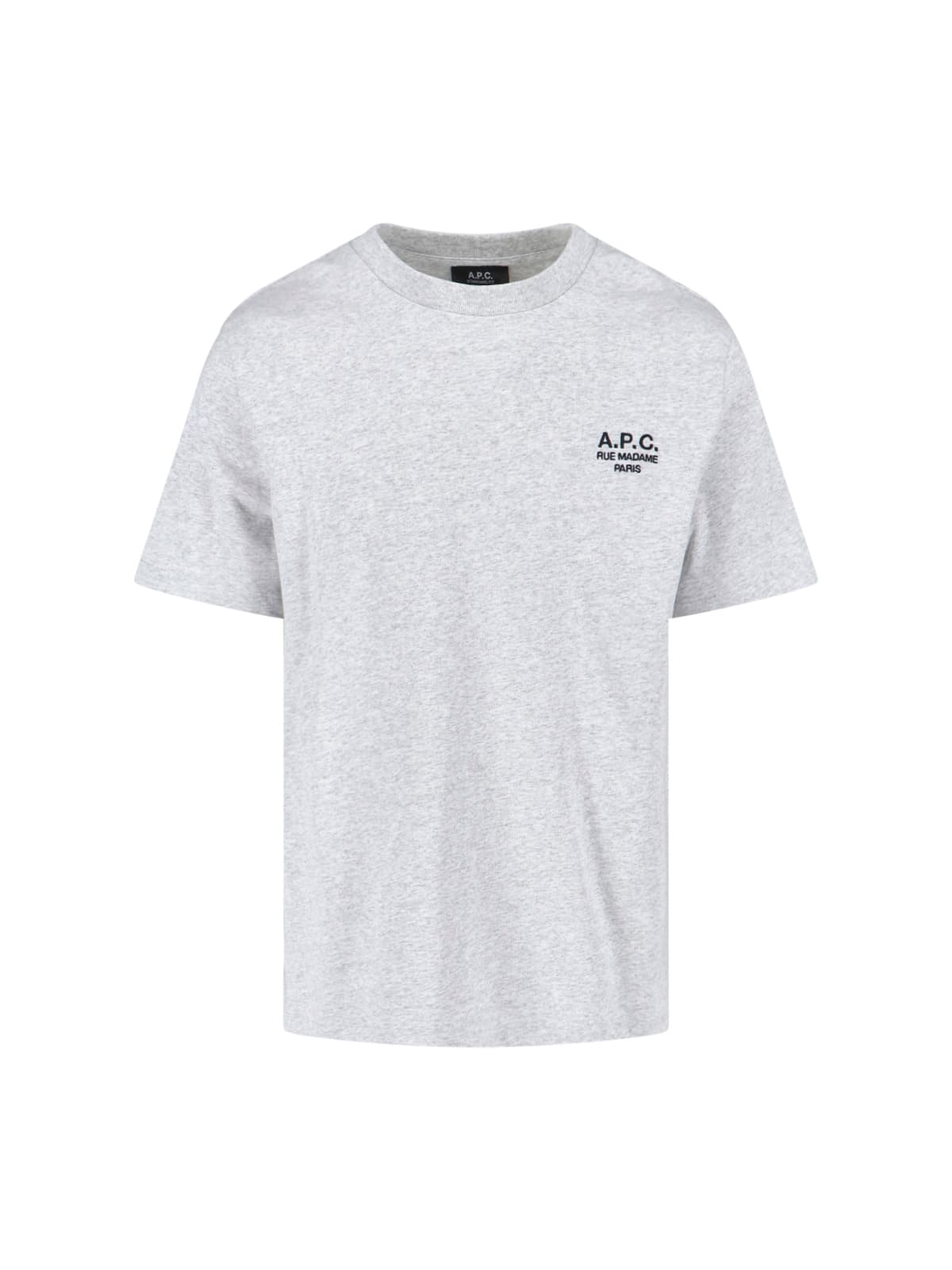 Apc Standard Rue Madame T-shirt In Gray