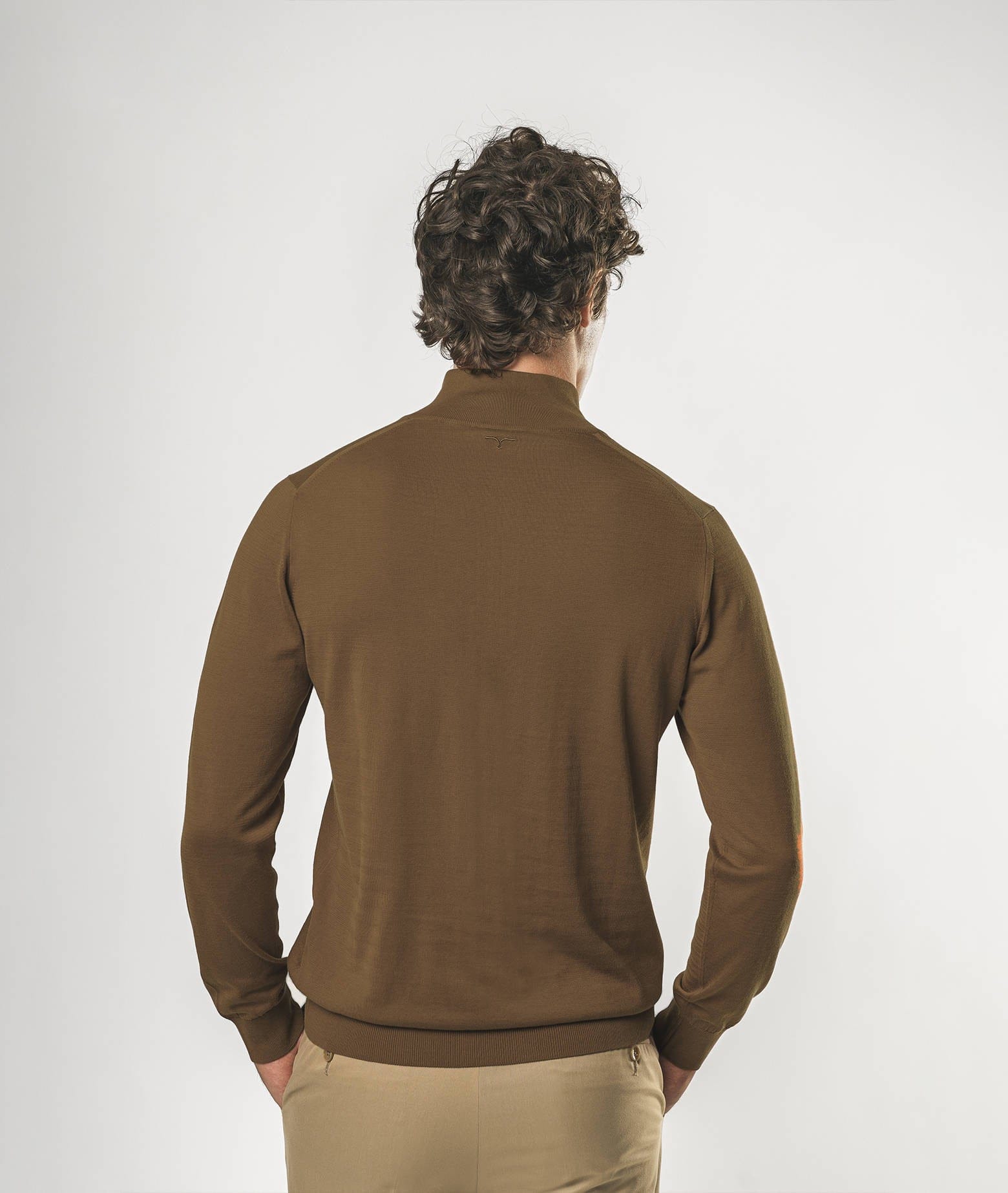 Larusmiani Cotton Sweater Marbella Sweater In Brown