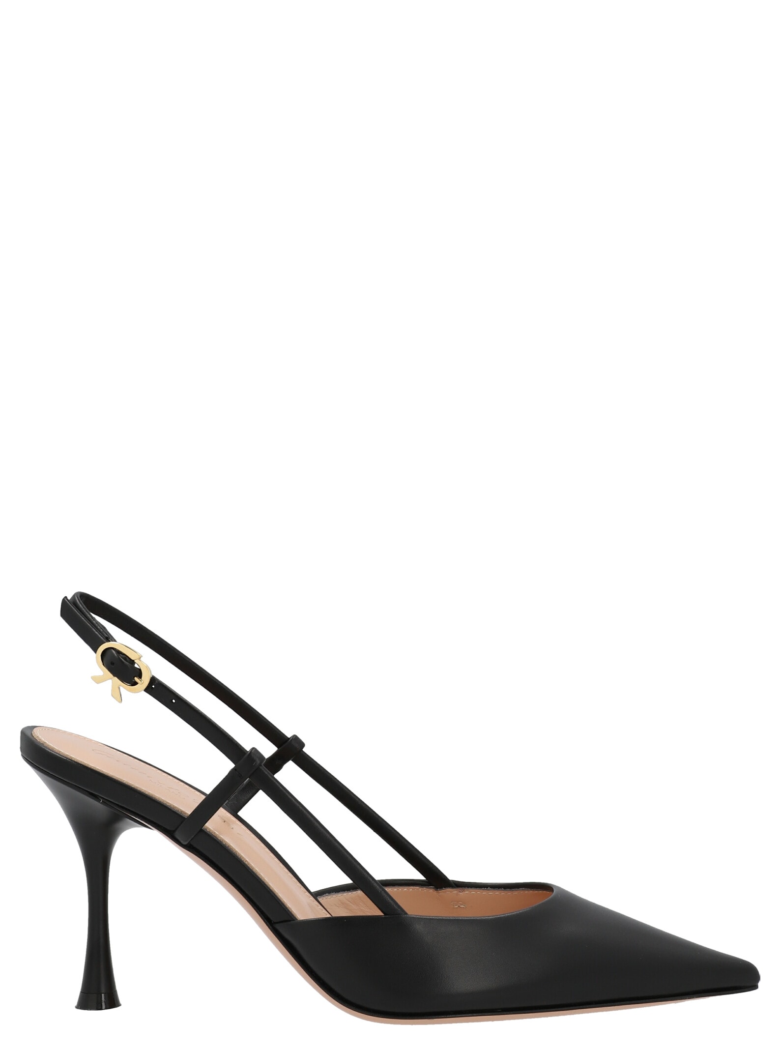 GIANVITO ROSSI LEATHER SLINGBACKS