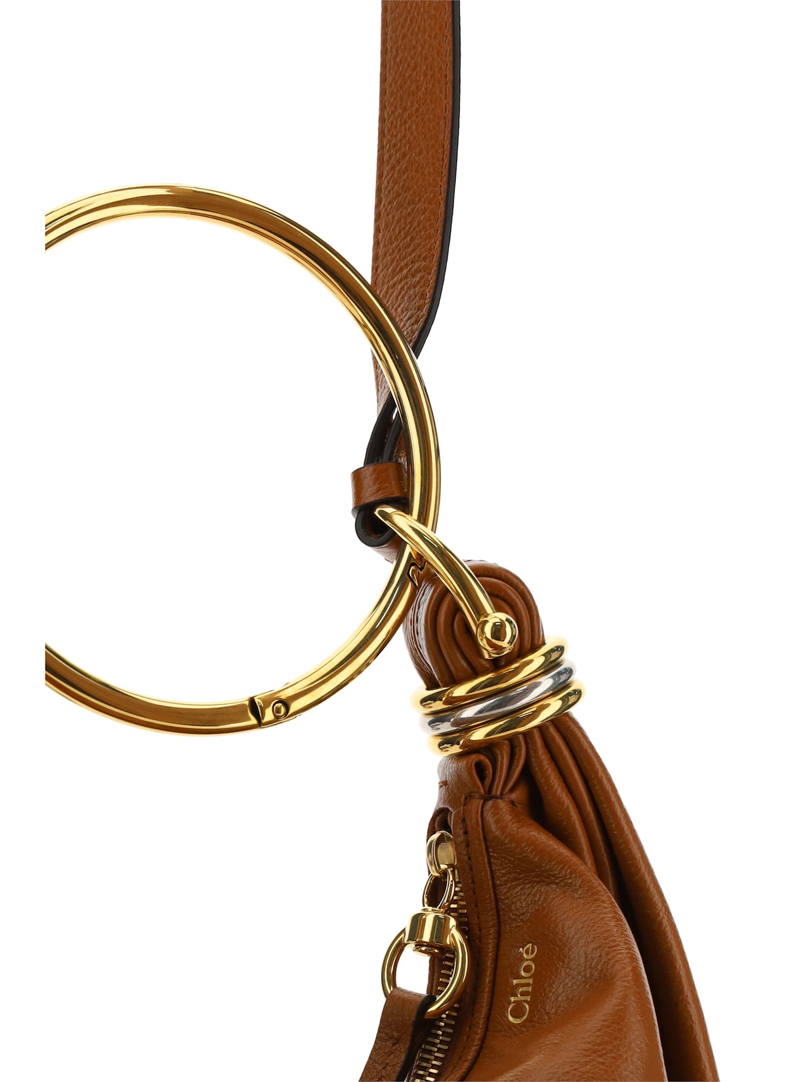 Shop Chloé Bracelet Handbag In Brown