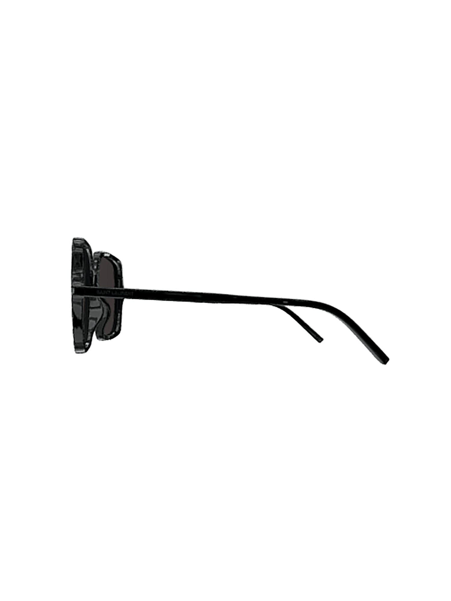 Saint Laurent Sl 591 Square-frame Sunglasses In Black