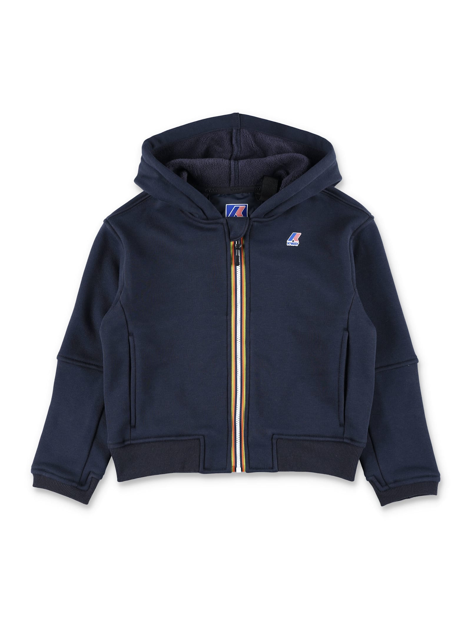 K-way Hooded Zip-up Top In Blue