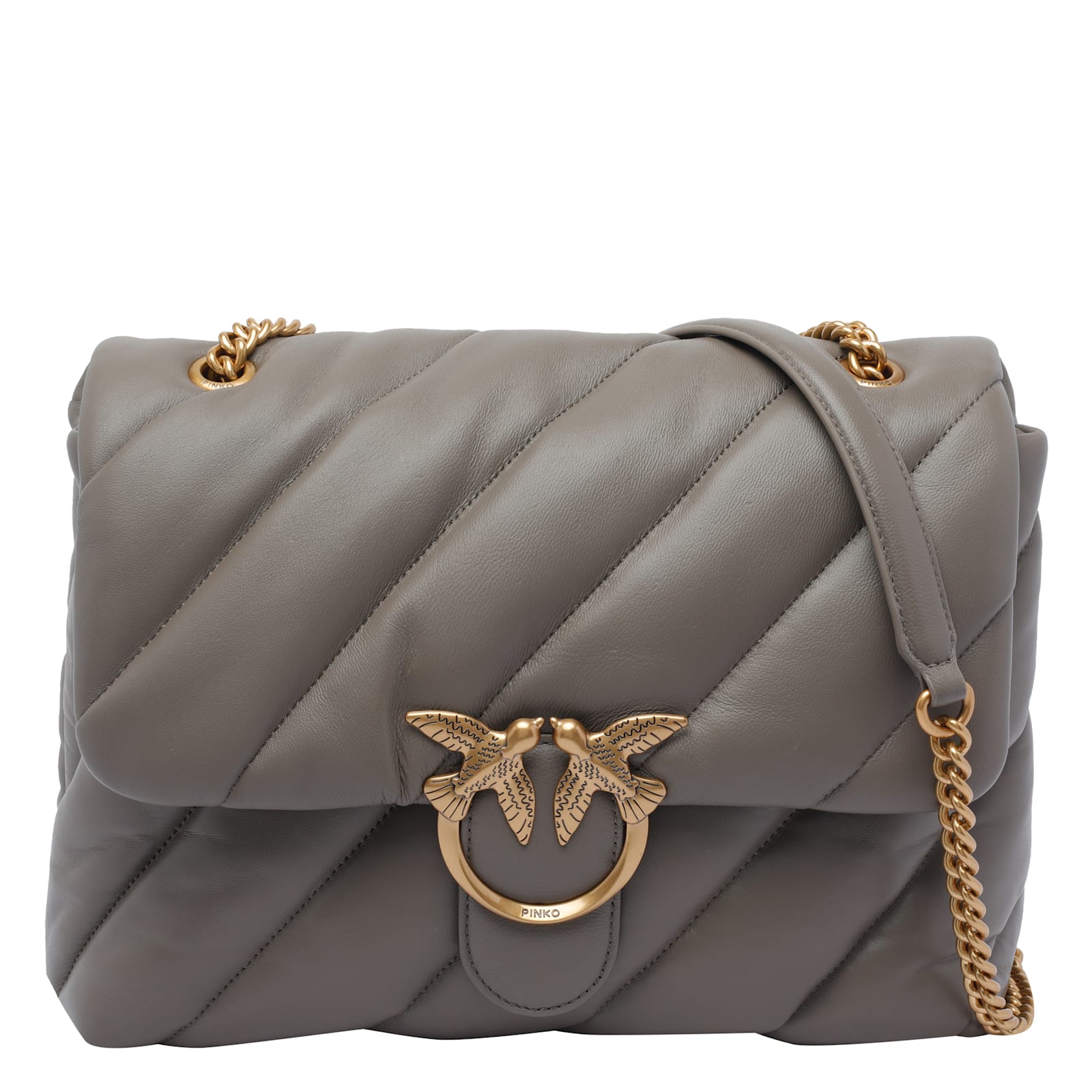 ショルダーバッグ・ポシェット PINKO BIG LOVE ONE CLASSIC PUFFER CROSSBODY BAG PINKO Love Big Puff Crossbody Bag | Black | FARFETCH JO