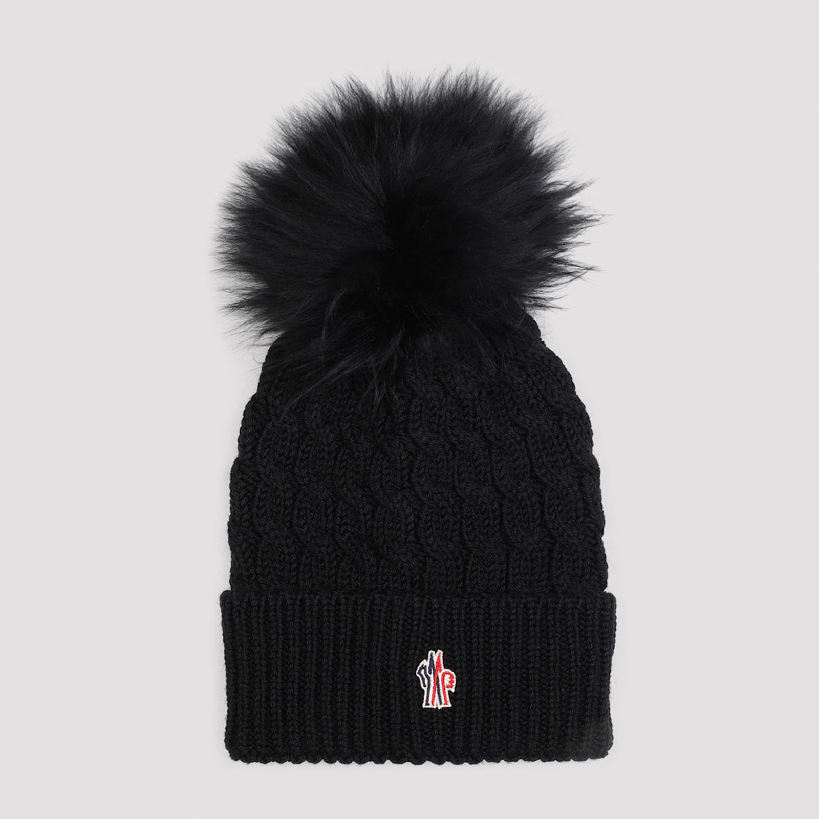 Shop Moncler Virgin Wool Hat In Black