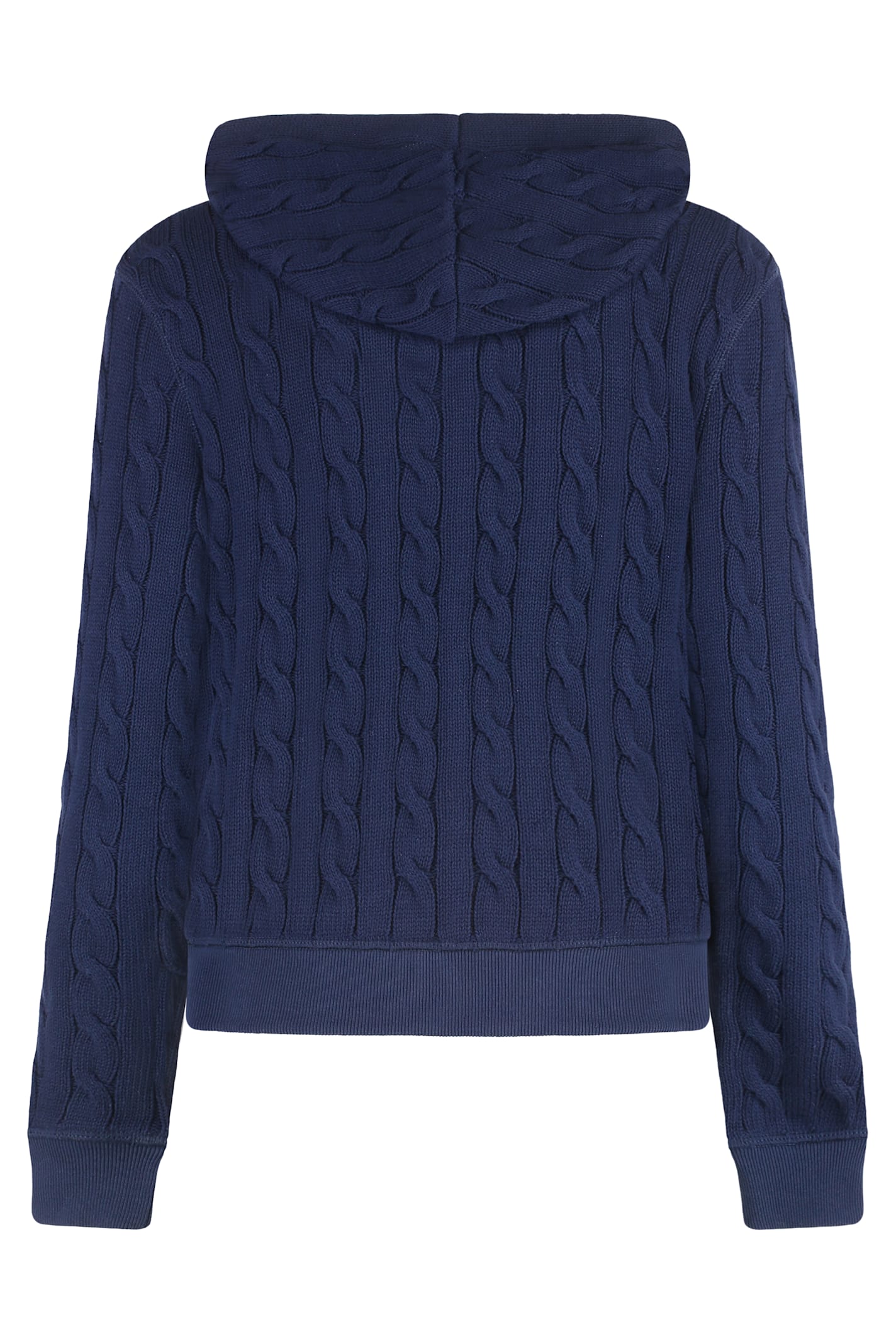 RALPH LAUREN HOODED CARDIGAN