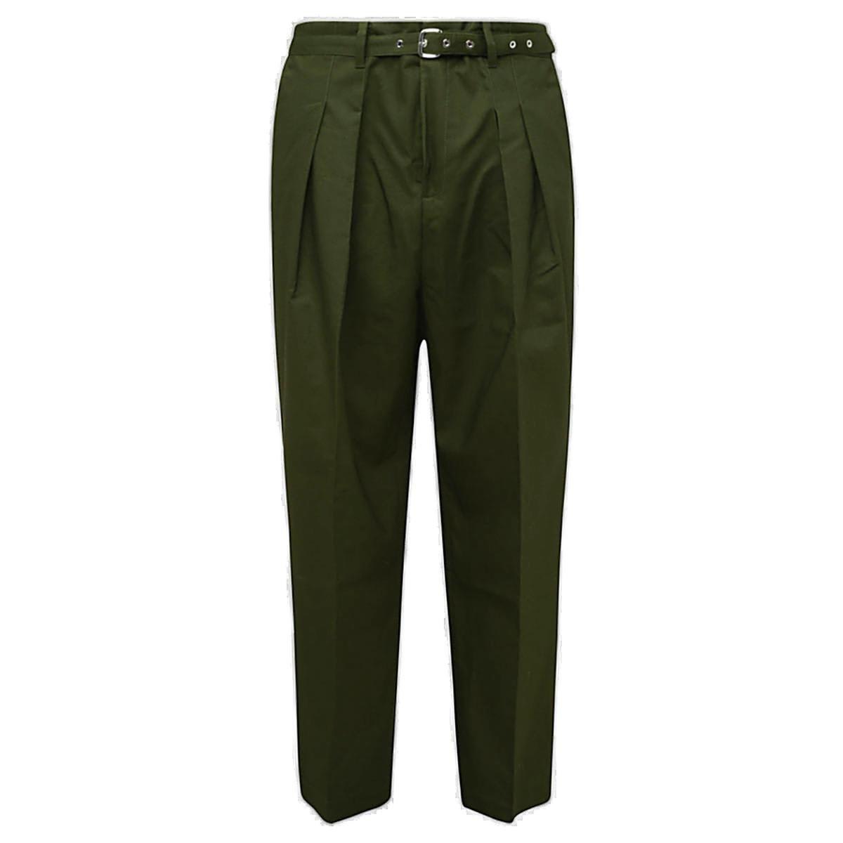 J.W. Anderson Pressed-crease Wide-leg Trousers