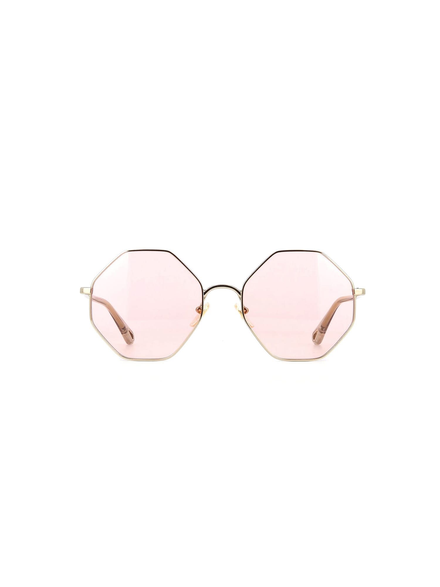 Shop Chloé 17dv40r0a In Gold Havana Green