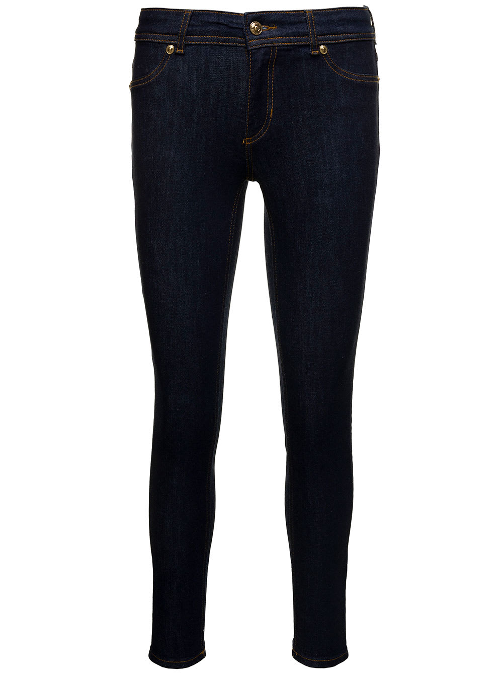 Versace Jeans Couture Stretch Jeans In Indigo