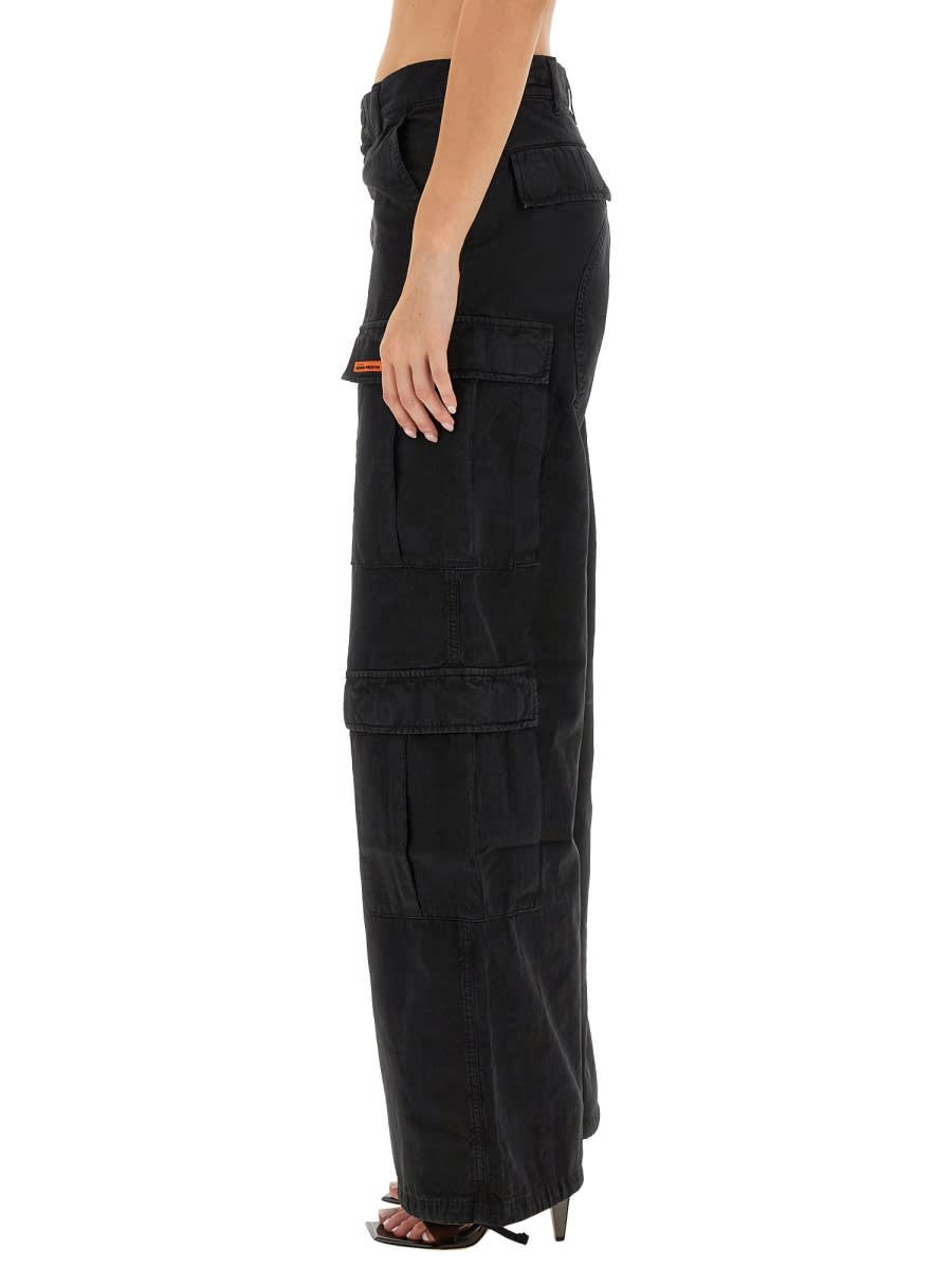 Shop Heron Preston Cargo Pants In Black