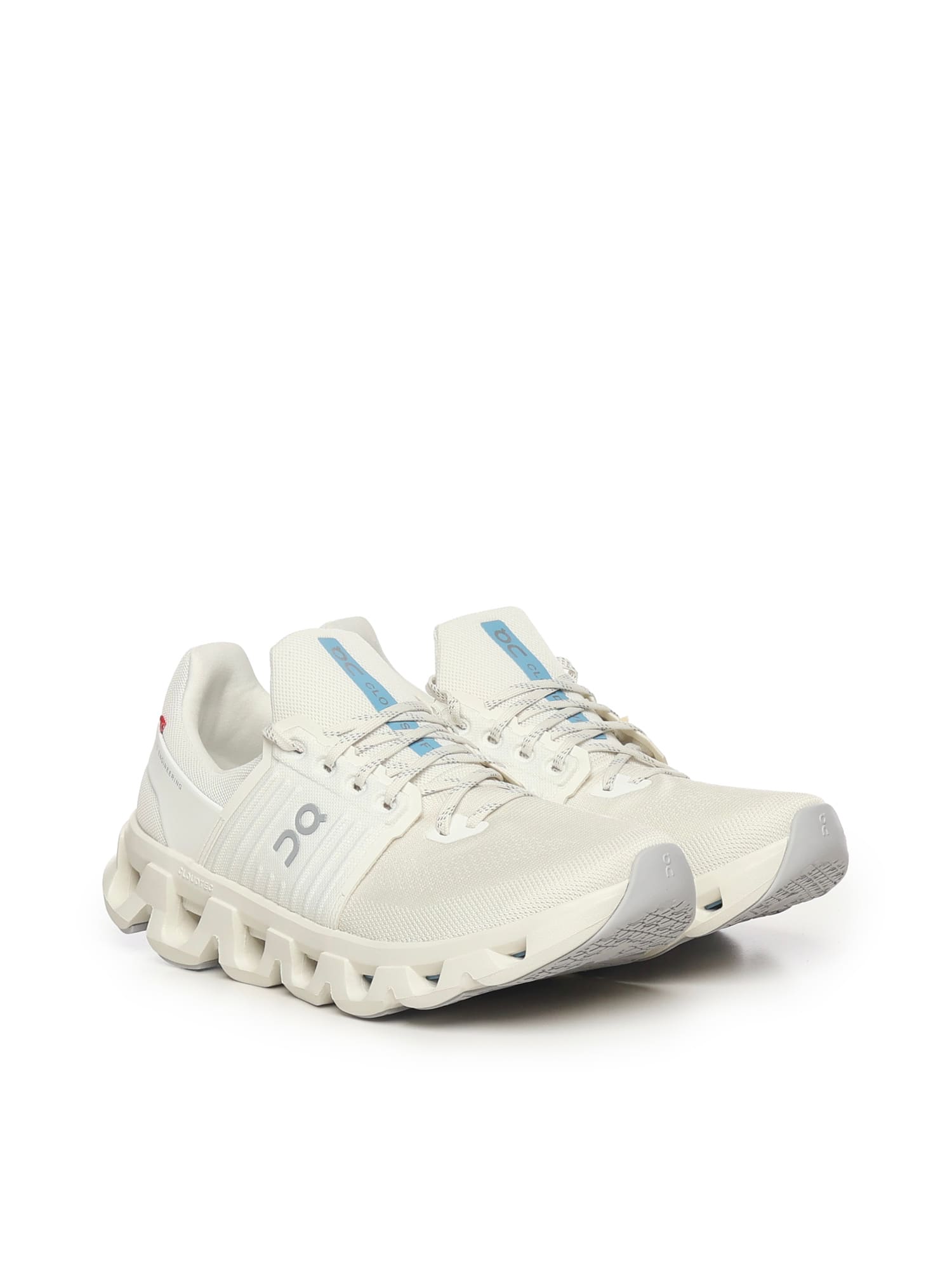 On Cloudswift 4 Ad Panelled Mesh-knit Sneakers In White