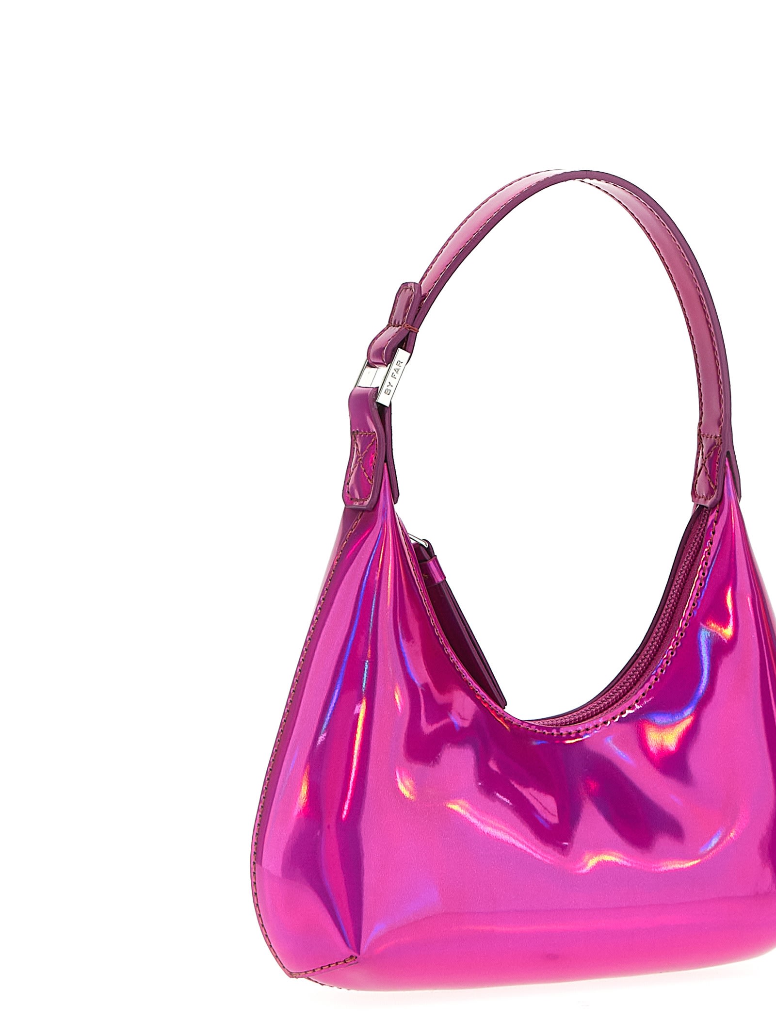 Shop By Far Baby Amber Handbag In Fuchsia