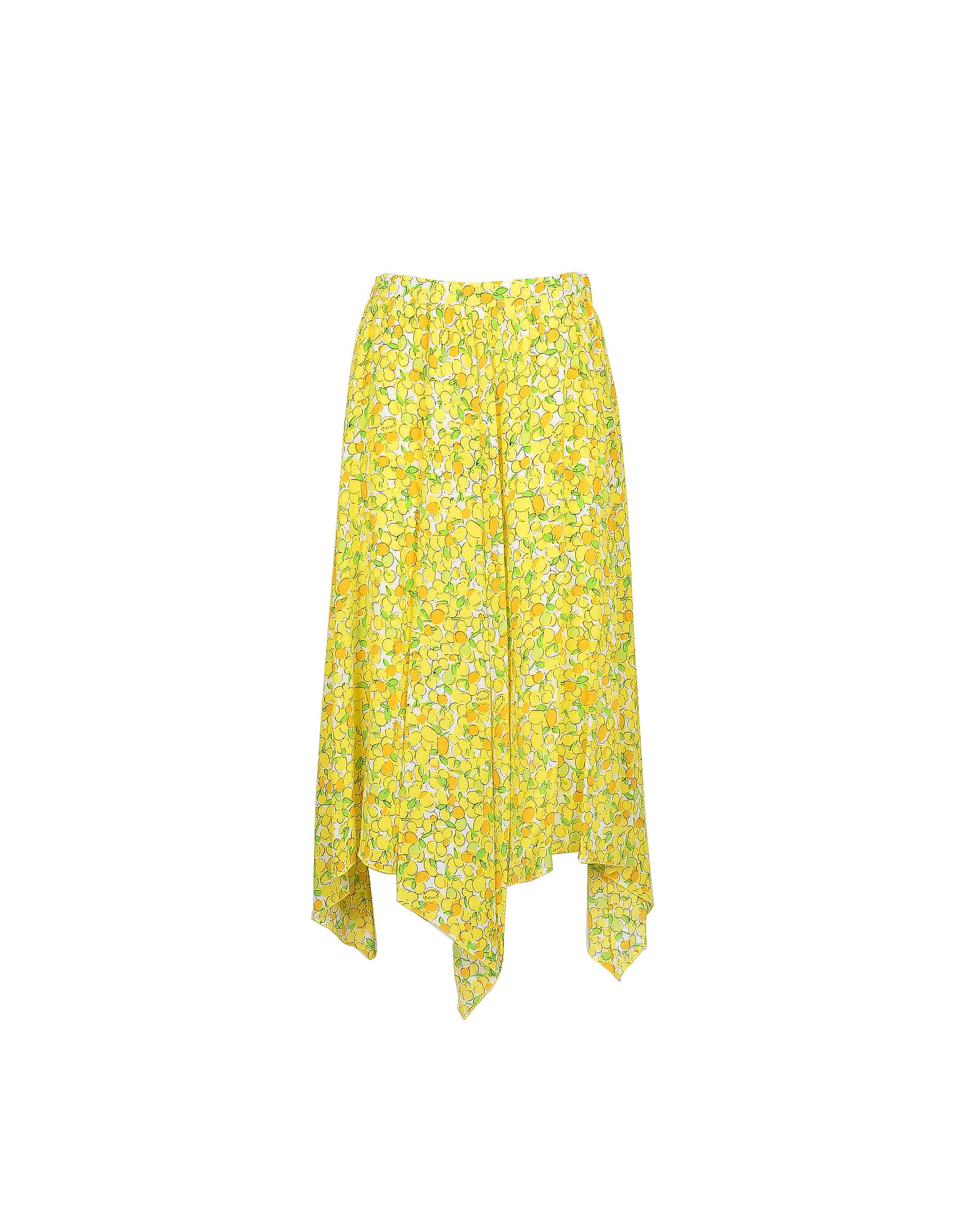 Moschino Womens Yellow Skirt