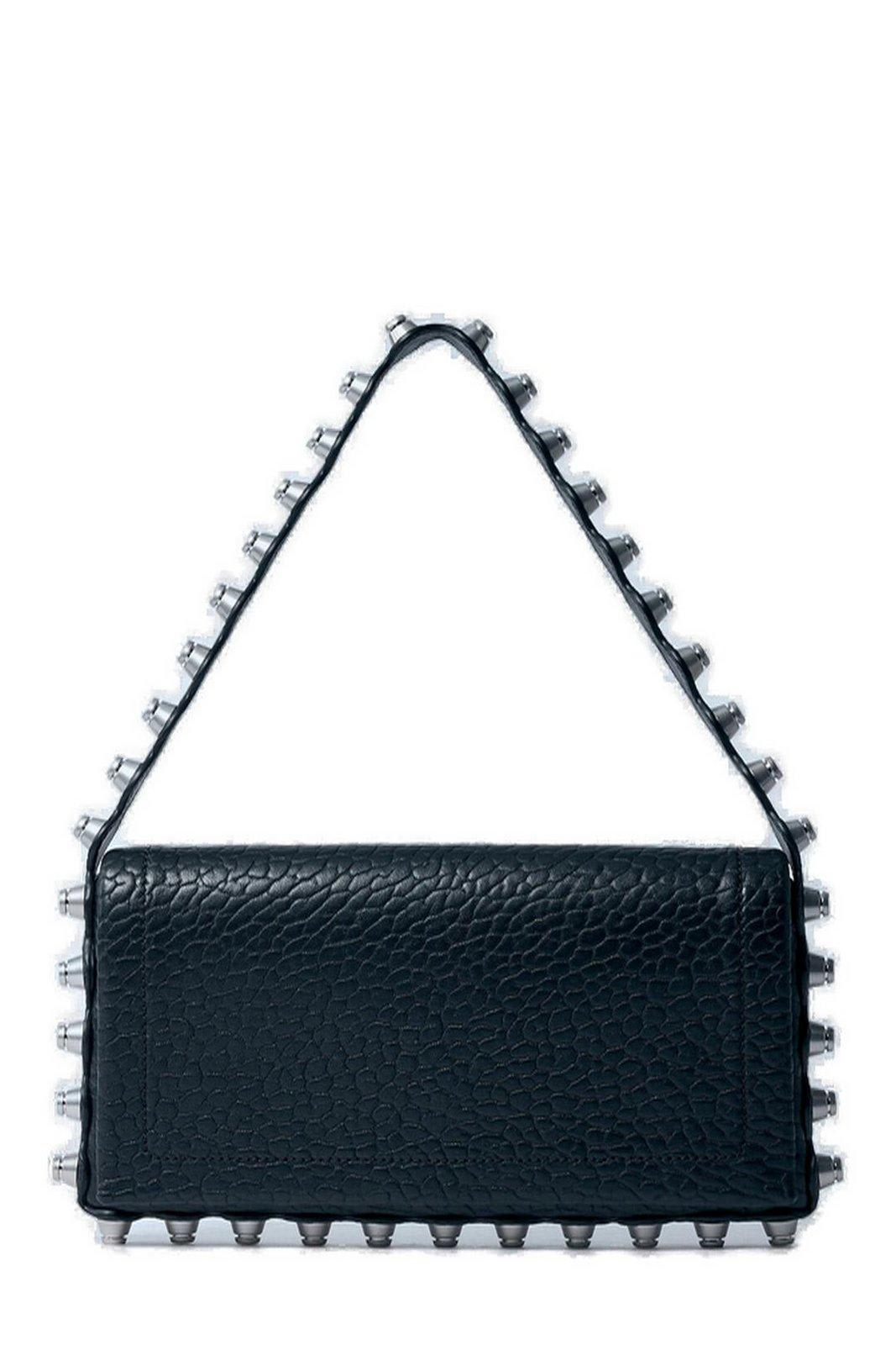 Roz Stud Detailed Shoulder Bag