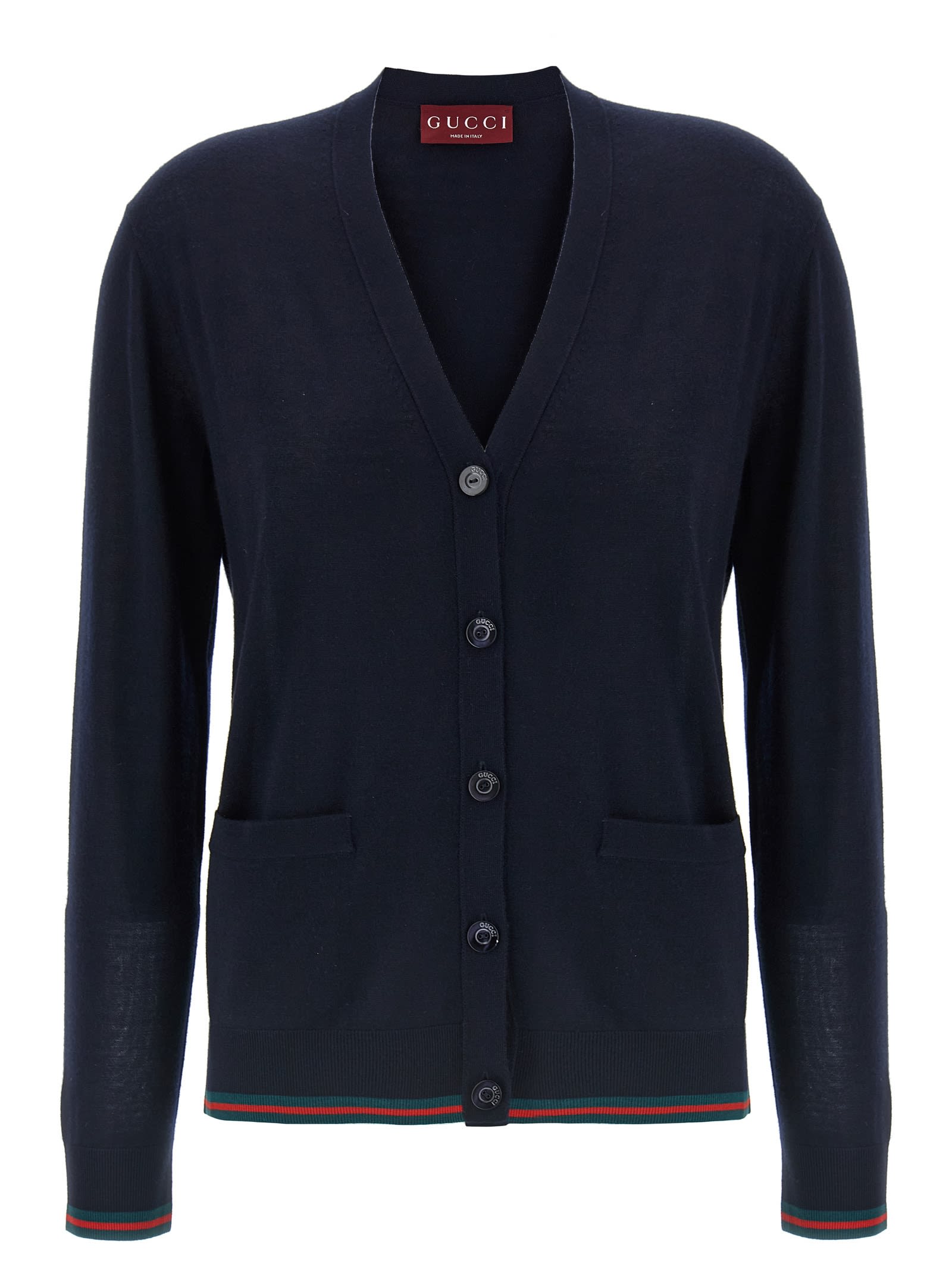 Gucci Women Long Sleeve V-neck Cardigan