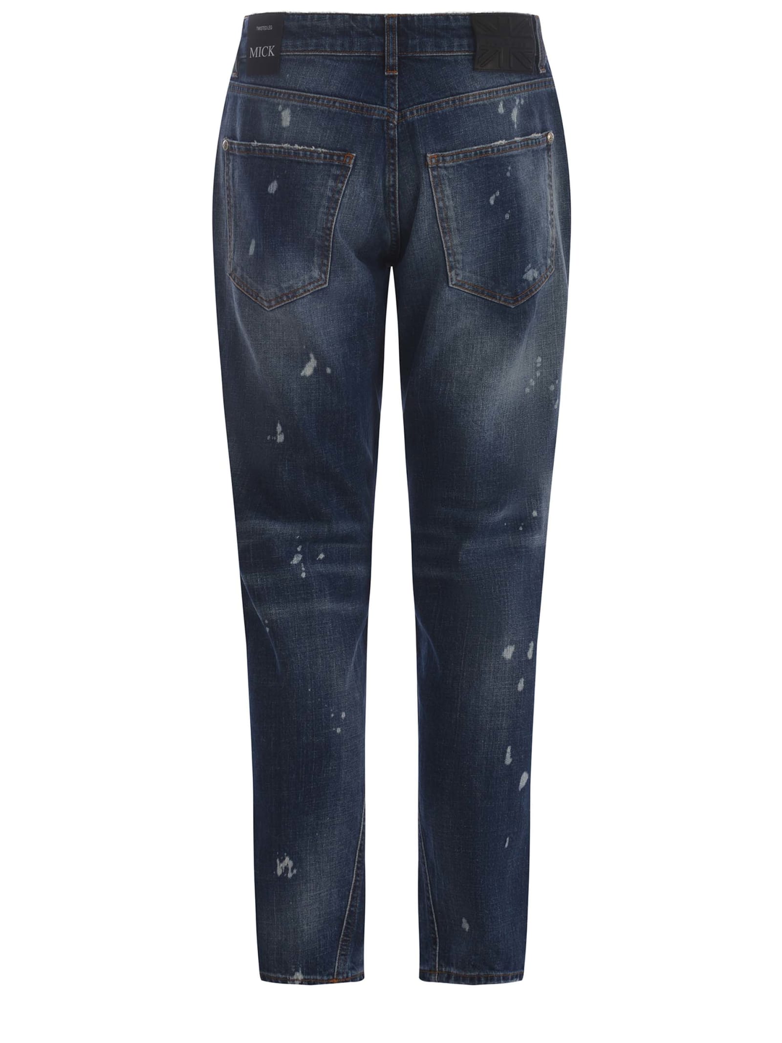Shop Richmond Jeans  Ozawa Made Of Denim In Denim Blu