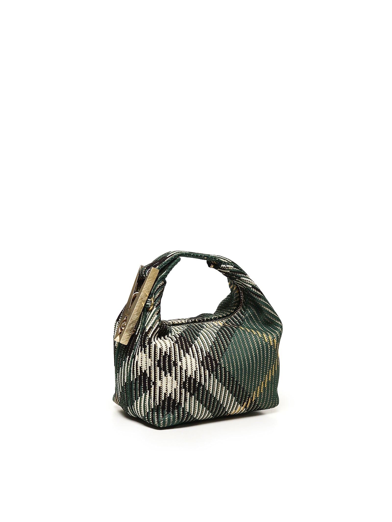 Shop Burberry Mini Peg Duffle Bag In Ivy