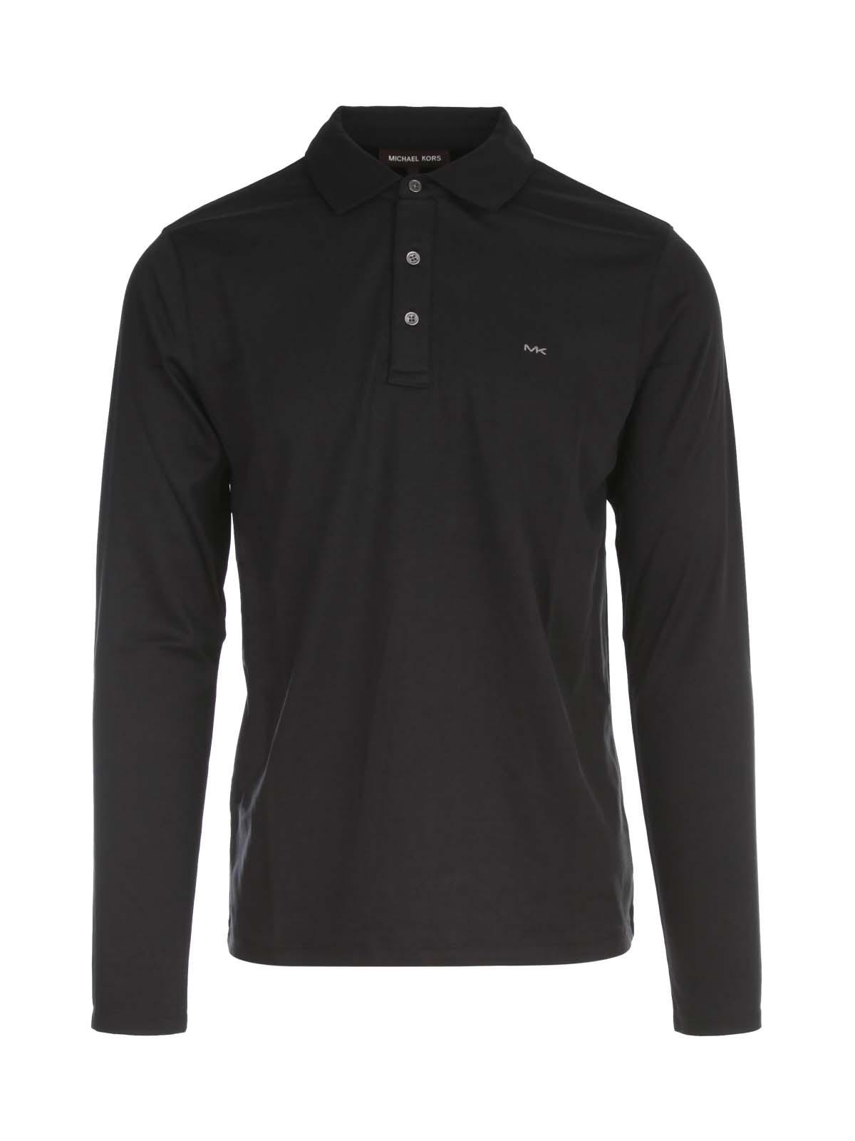 Michael Kors Logo Embroidered Polo Shirt