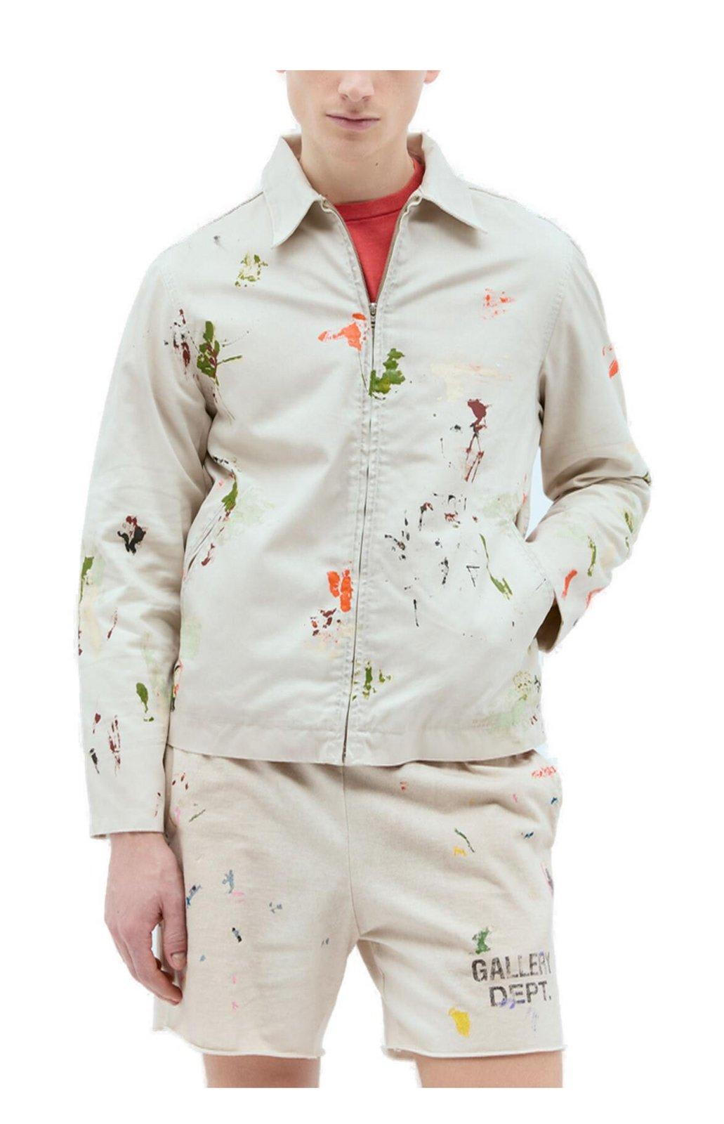 Montecito Paint Splatter Twill Jacket