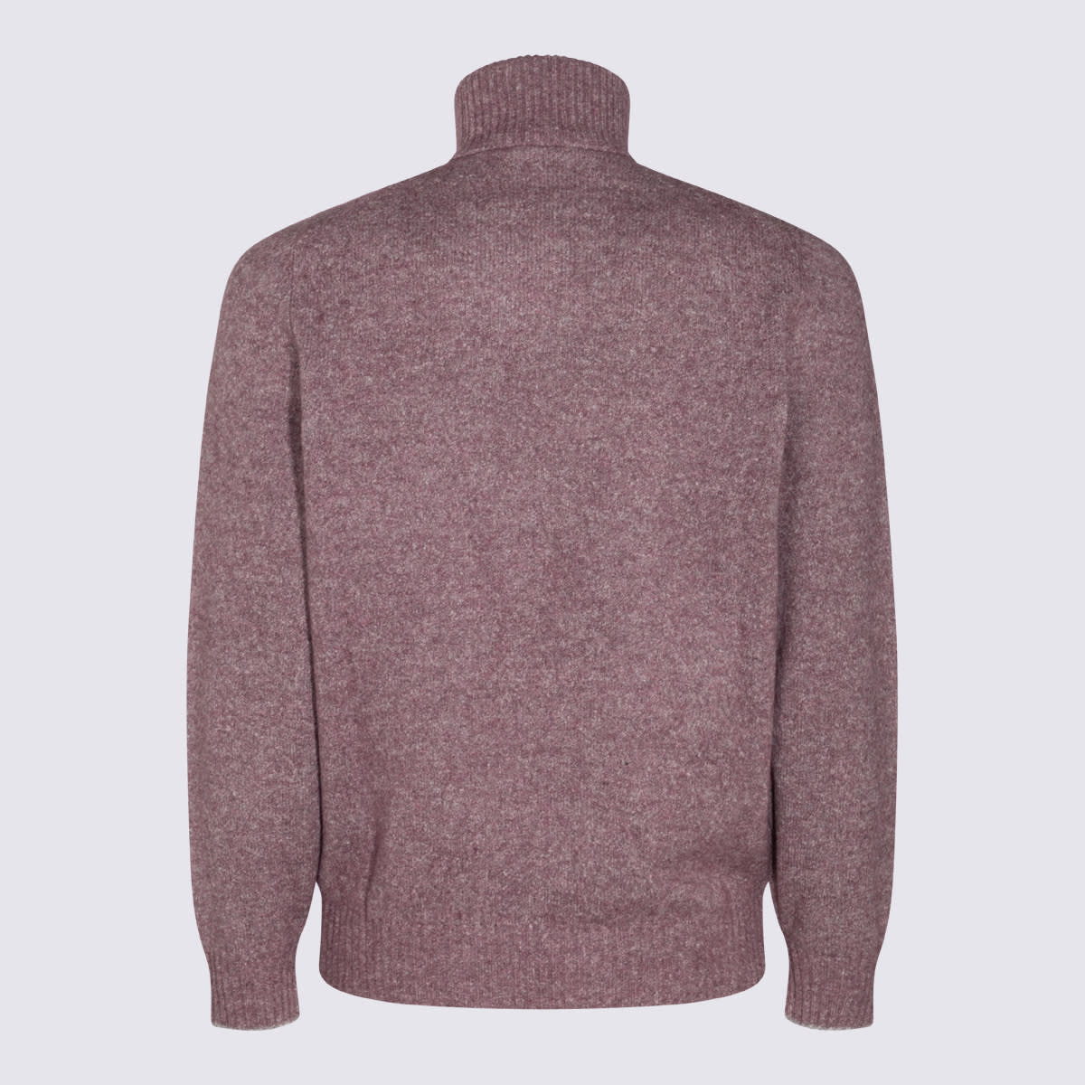 Shop Brunello Cucinelli Purple Wool Knitwear