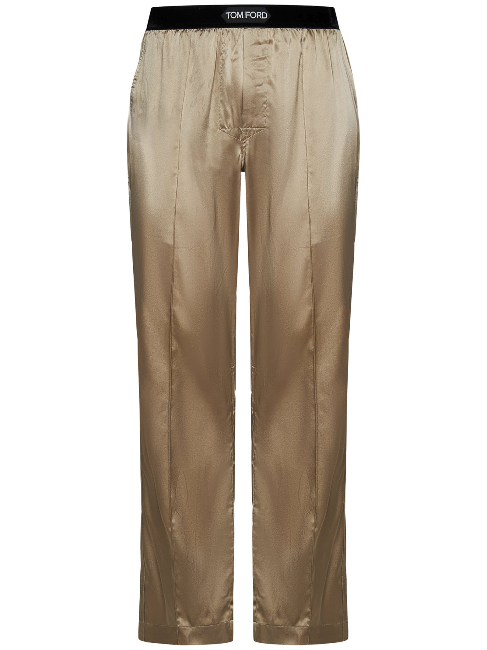 Tom Ford Trousers In Nude
