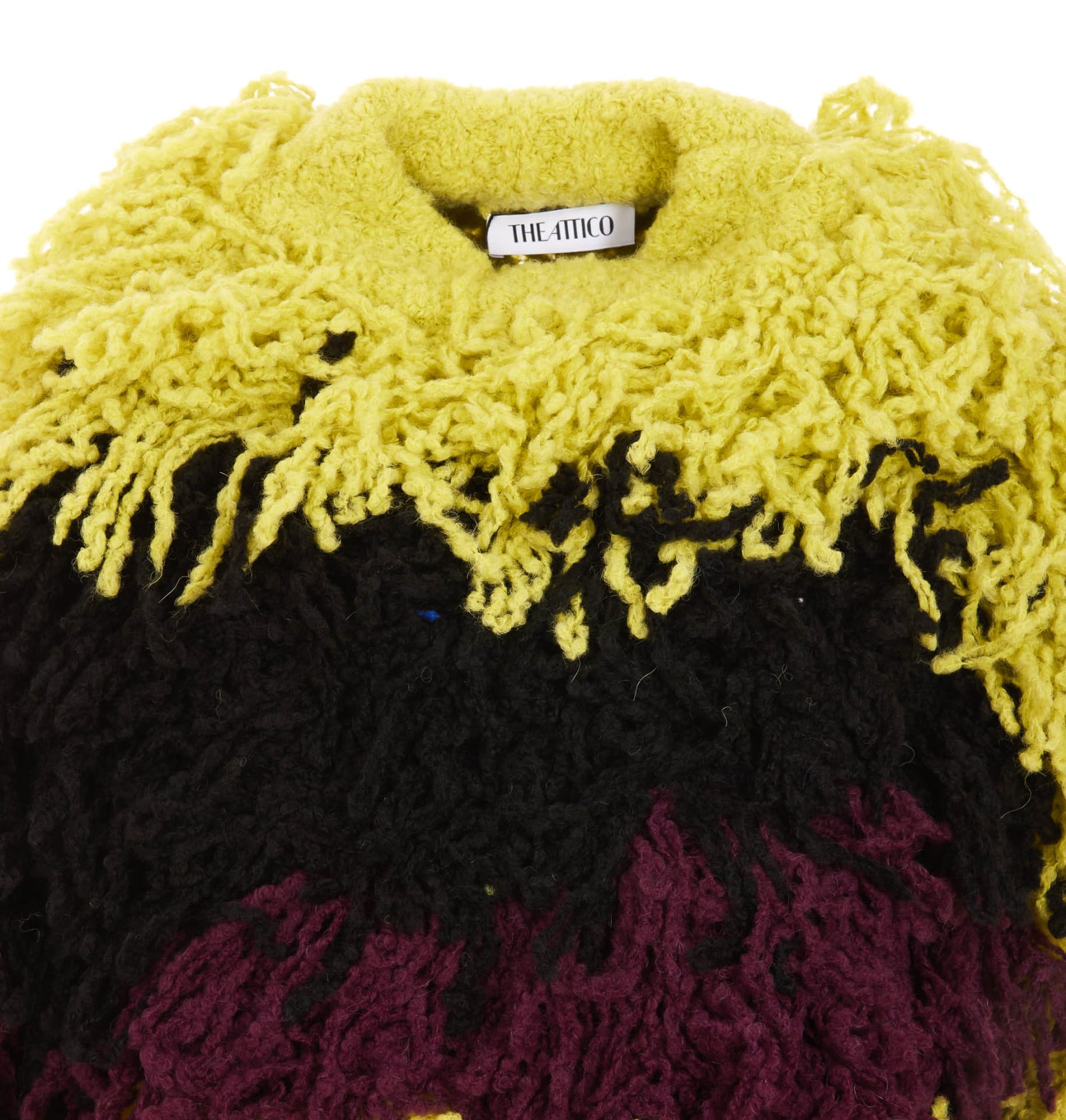 Shop Attico Bob Sweater In Multi-colore