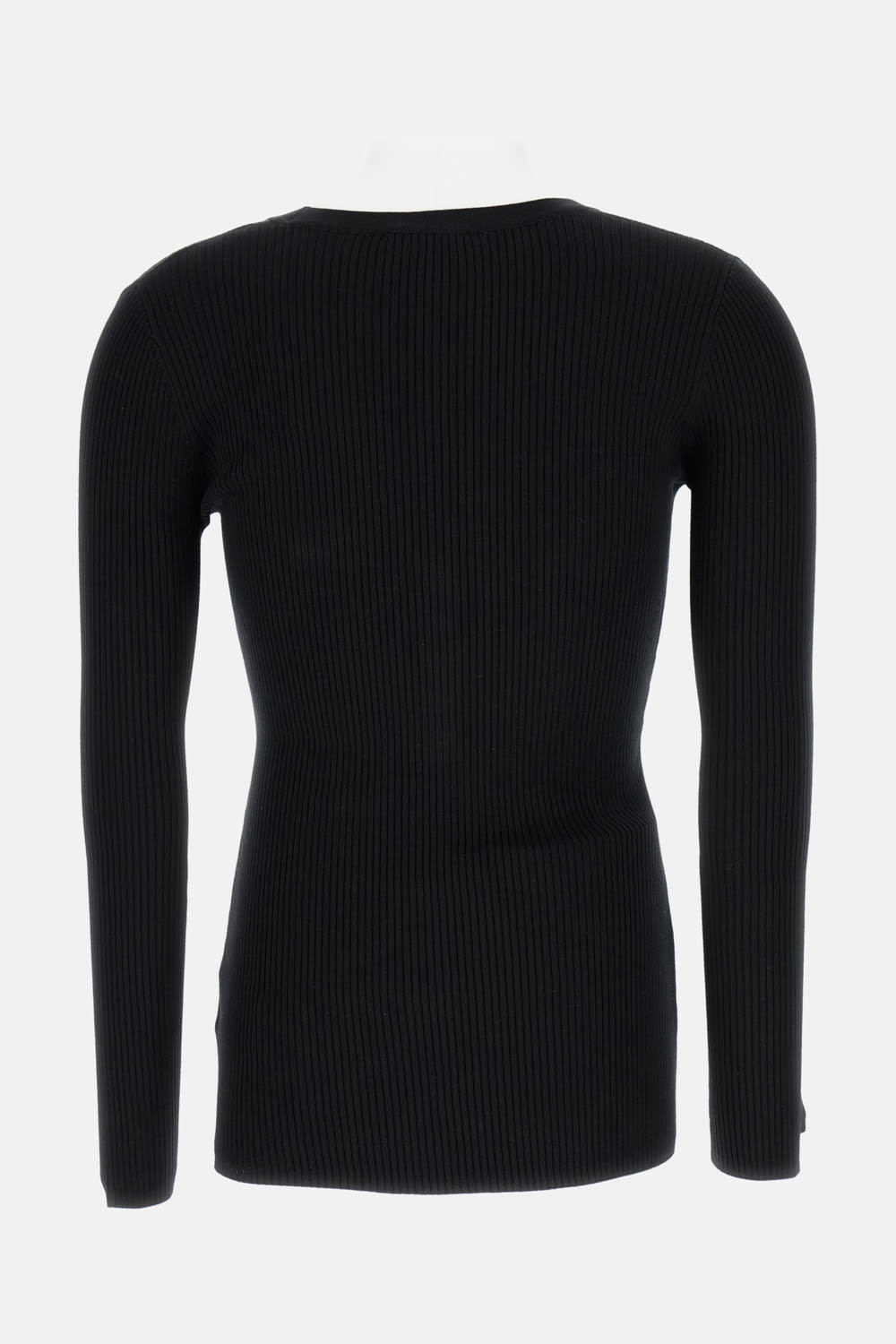 Elisabetta Franchi Knitted Sweater In Black