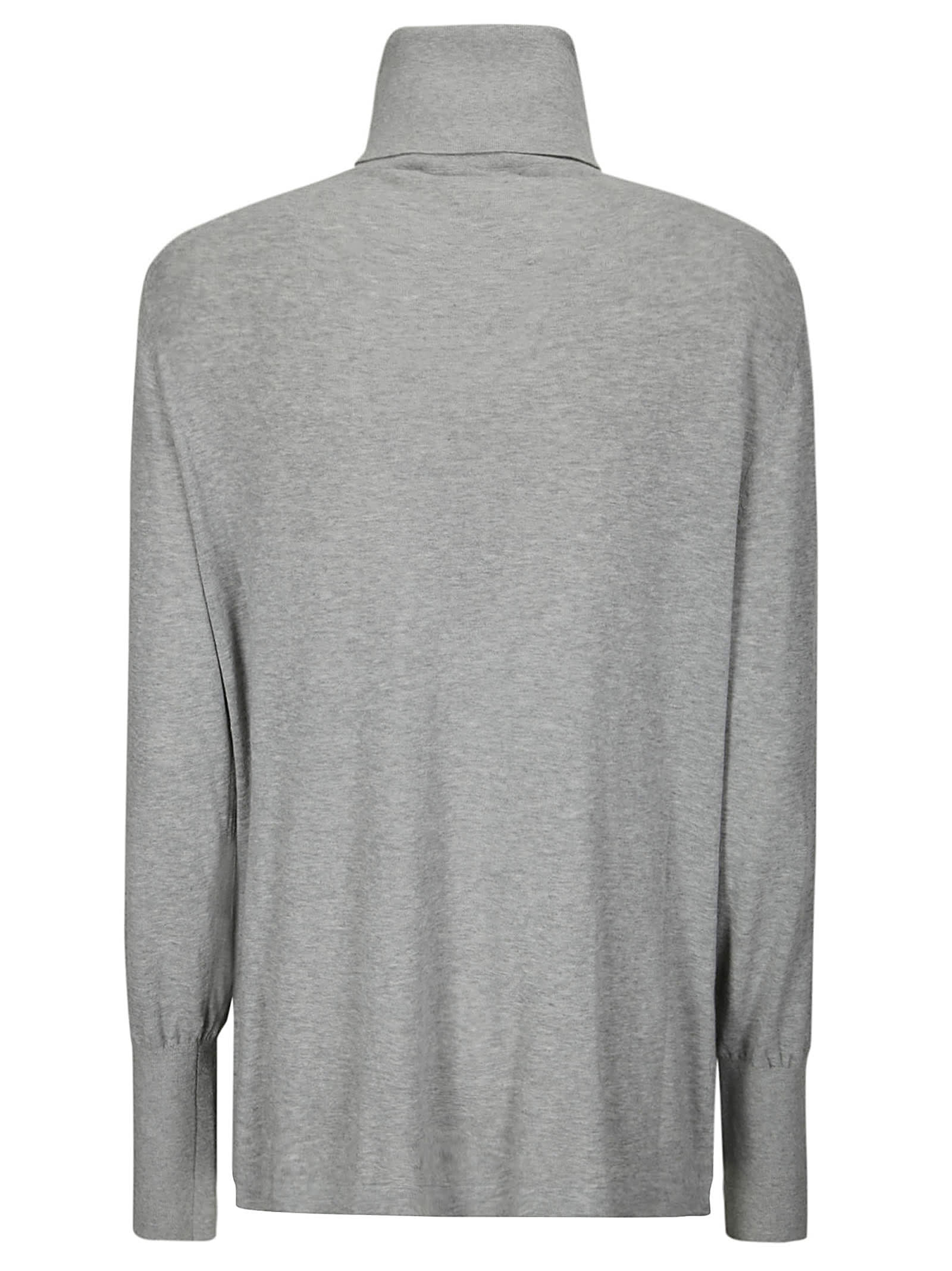 Studio Nicholson Cotton Turtleneck Sweater In Gray