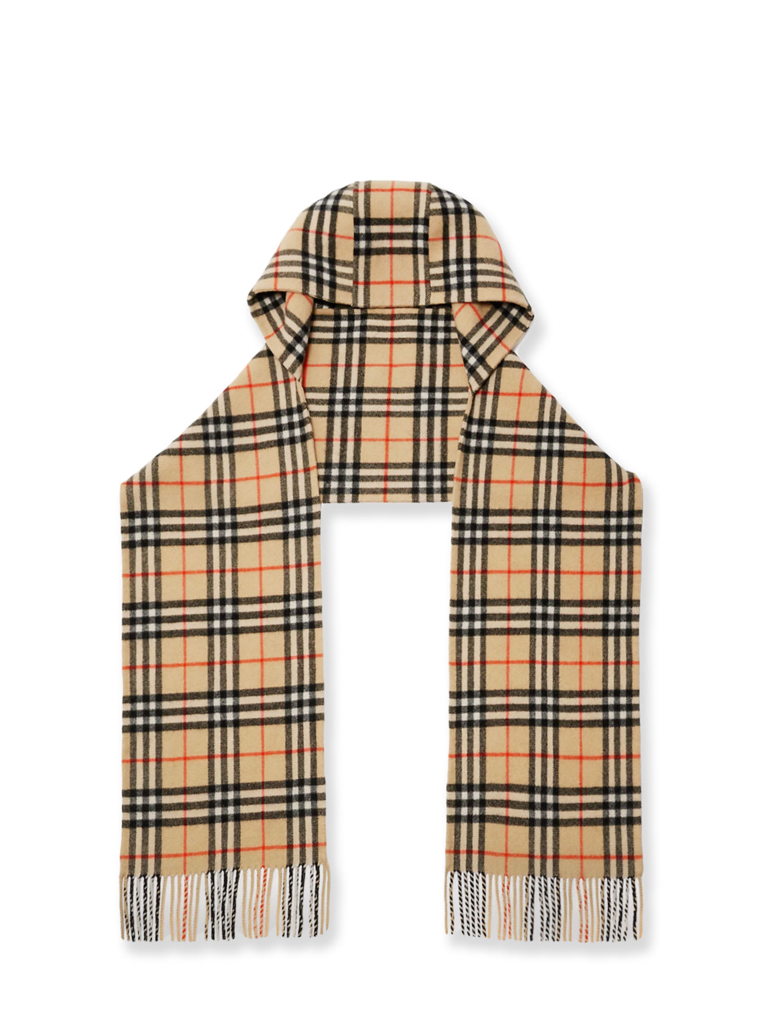 Shop Burberry Scarf In Beige