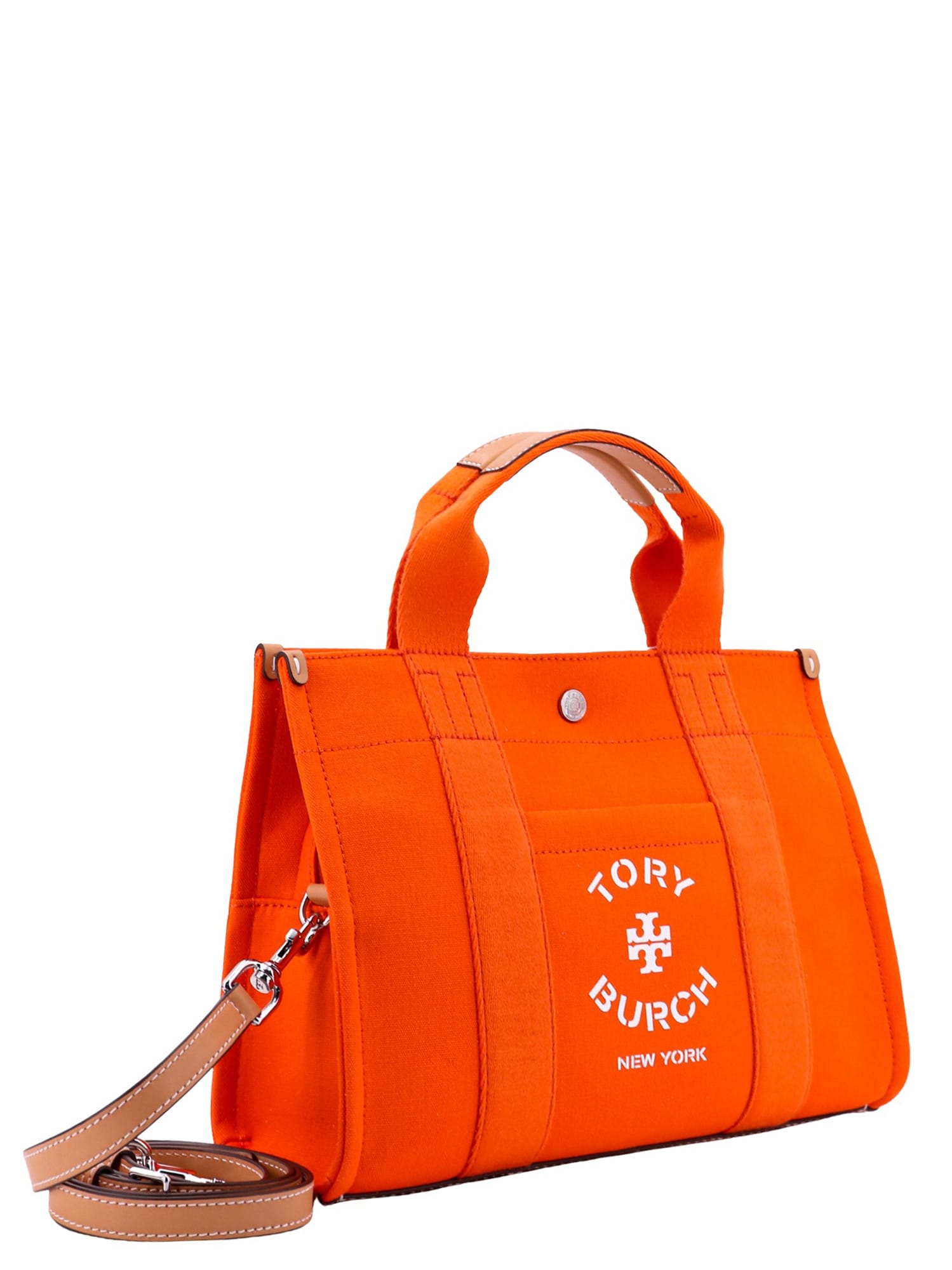 Handbag Tory Burch Orange in Denim - Jeans - 20047214