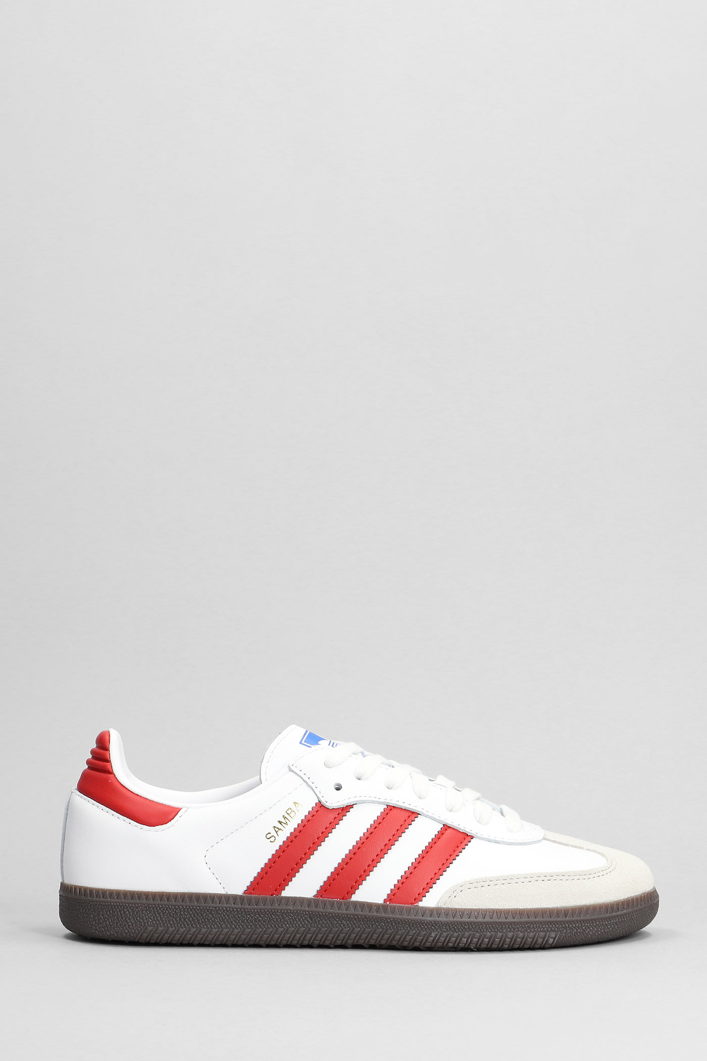 ADIDAS ORIGINALS SAMBA LEATHER SNEAKERS