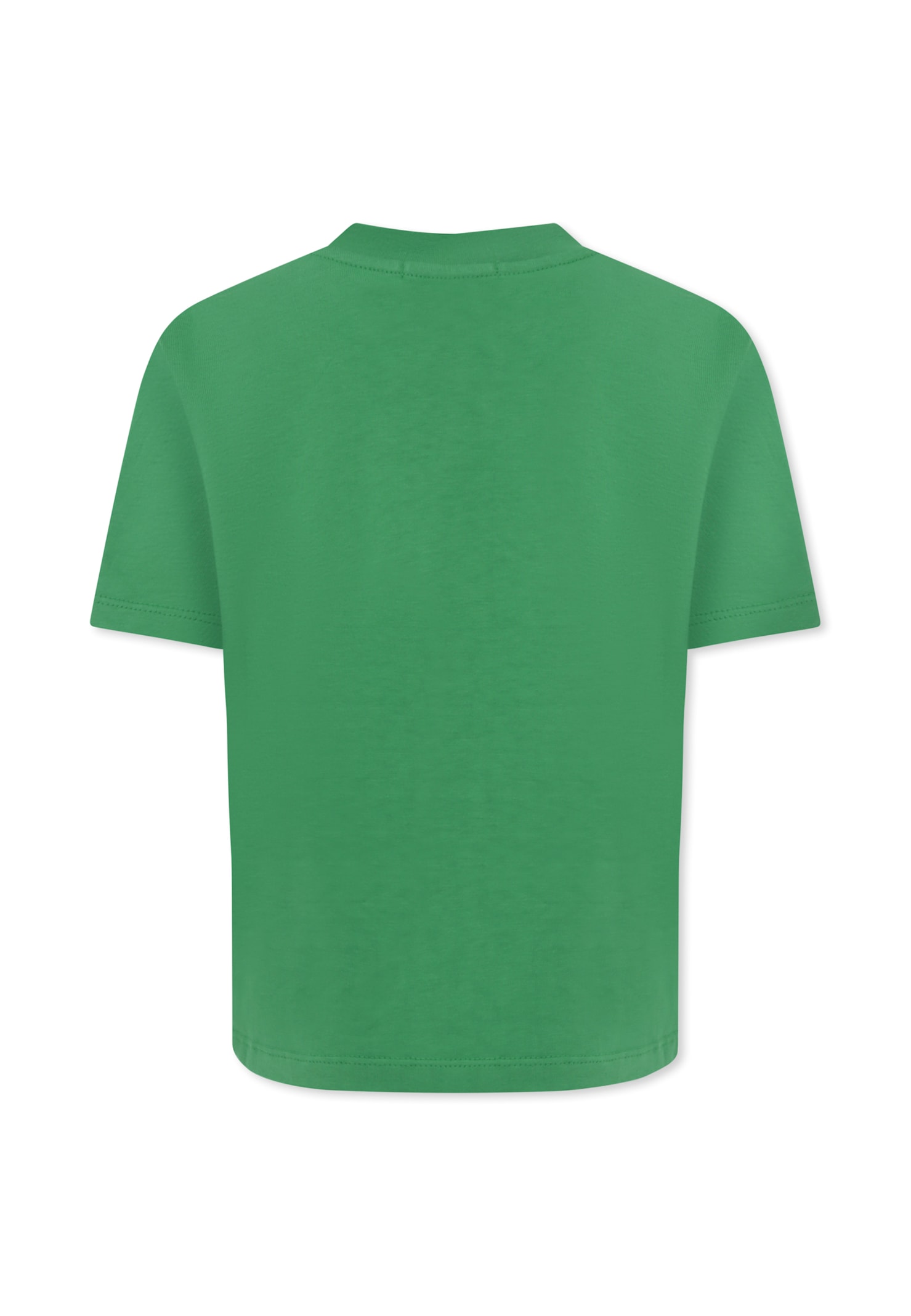 Barrow Green T-shirt For Boy With Smiley In Green