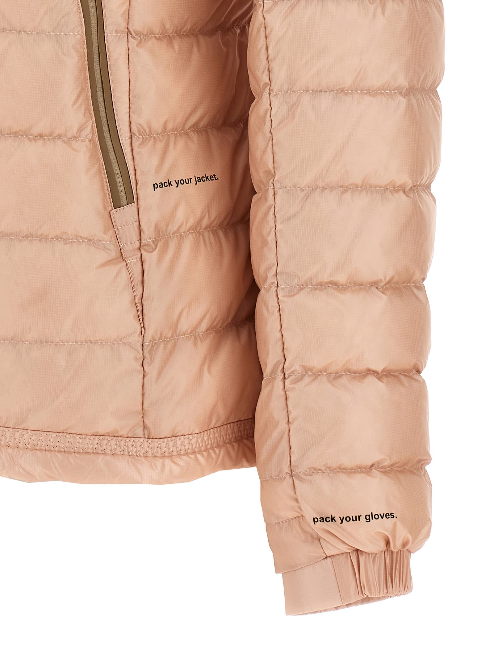 Shop Moncler Walibi Down Jacket In Pink