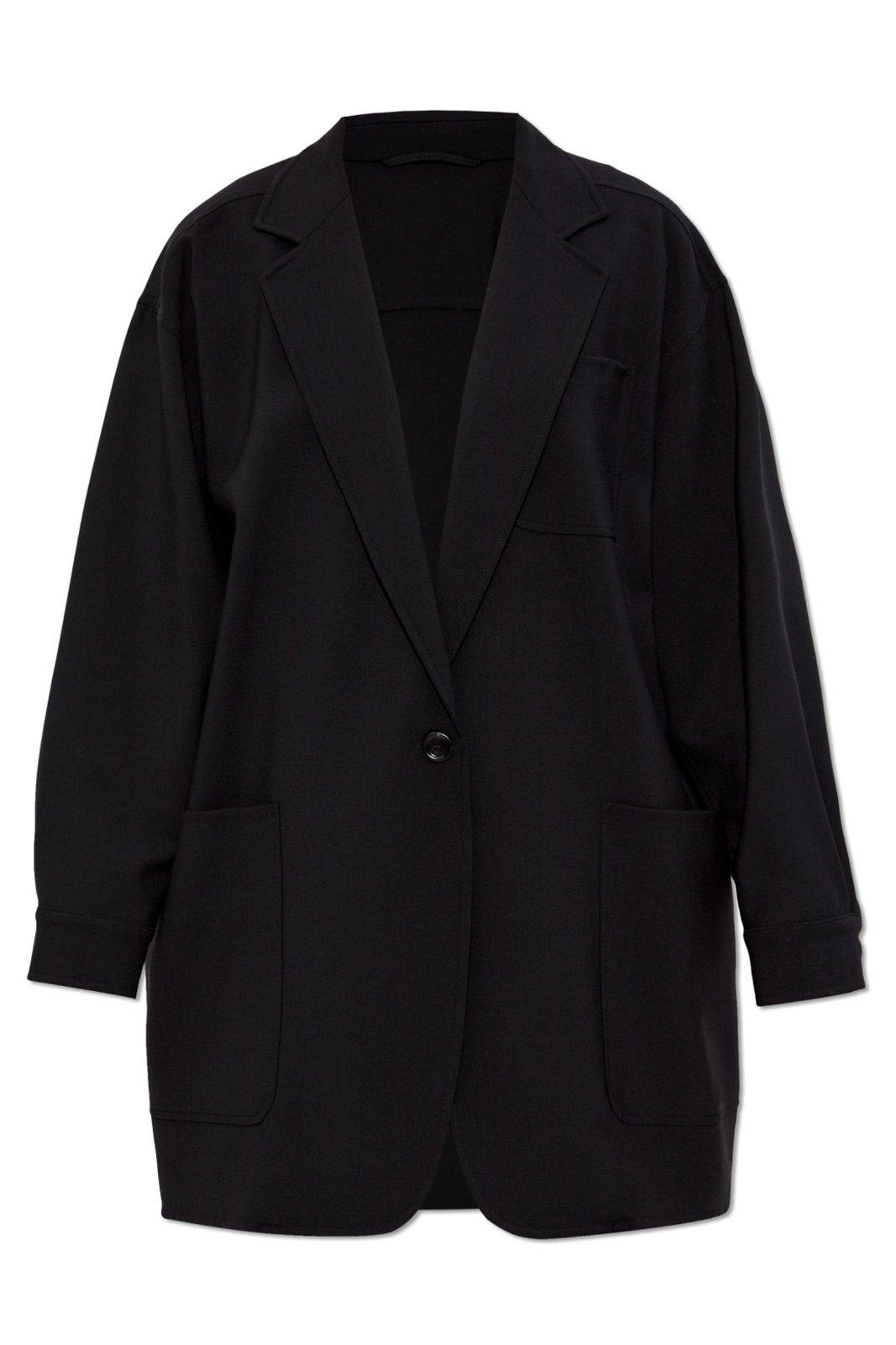 Max Mara Orlaya Single-breasted Long-sleeved Jacket  In Multi
