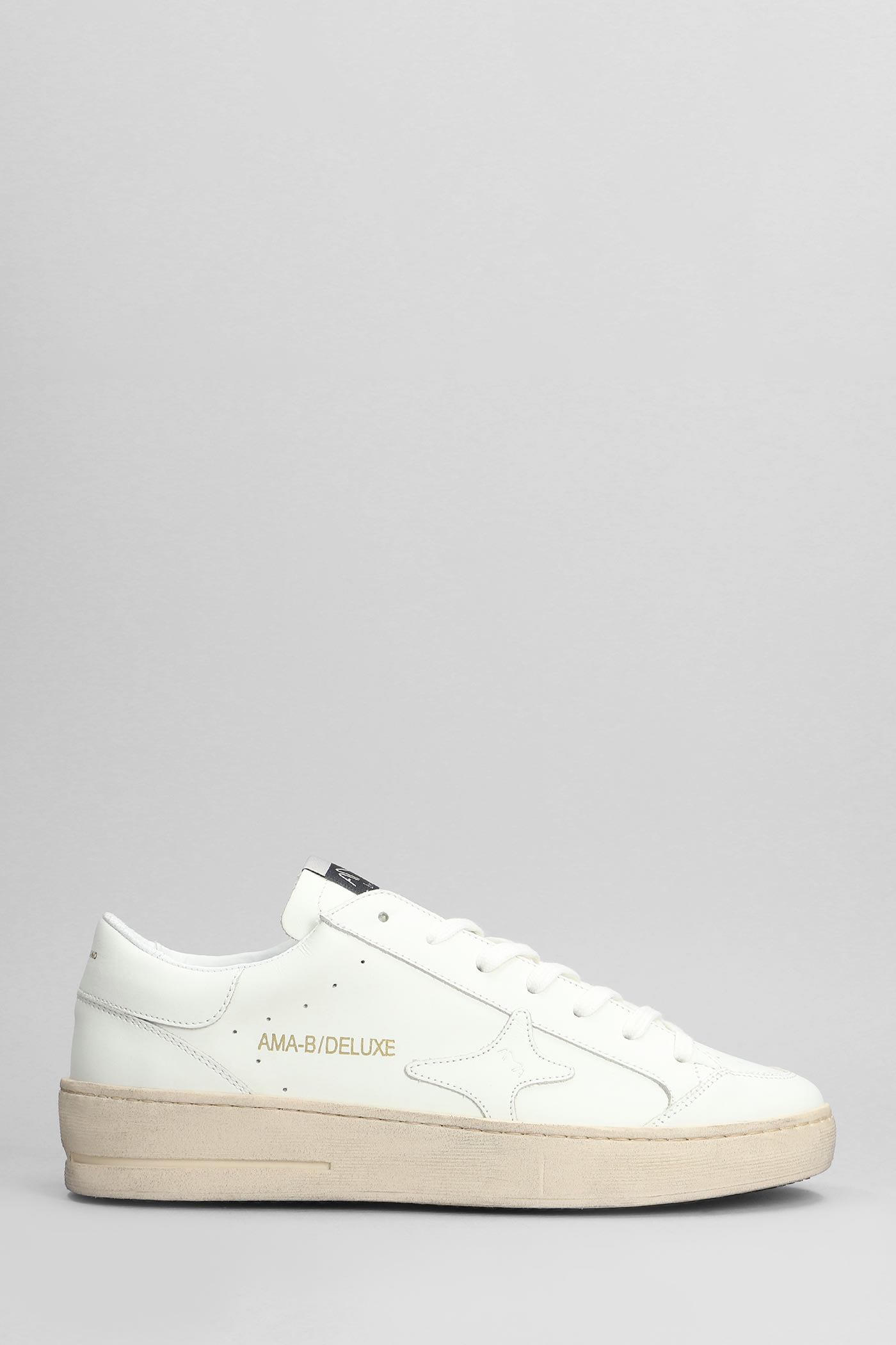 Sneakers In White Leather