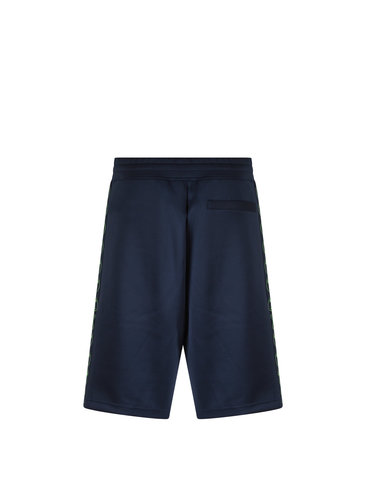 Shop Moschino Bermuda Shorts In Blue