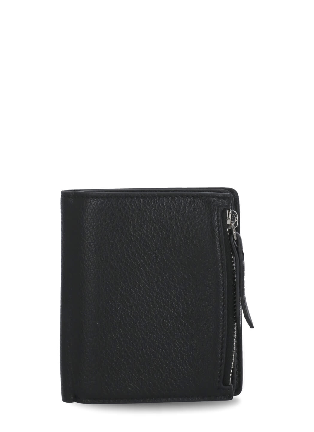 Leather Wallet In Black