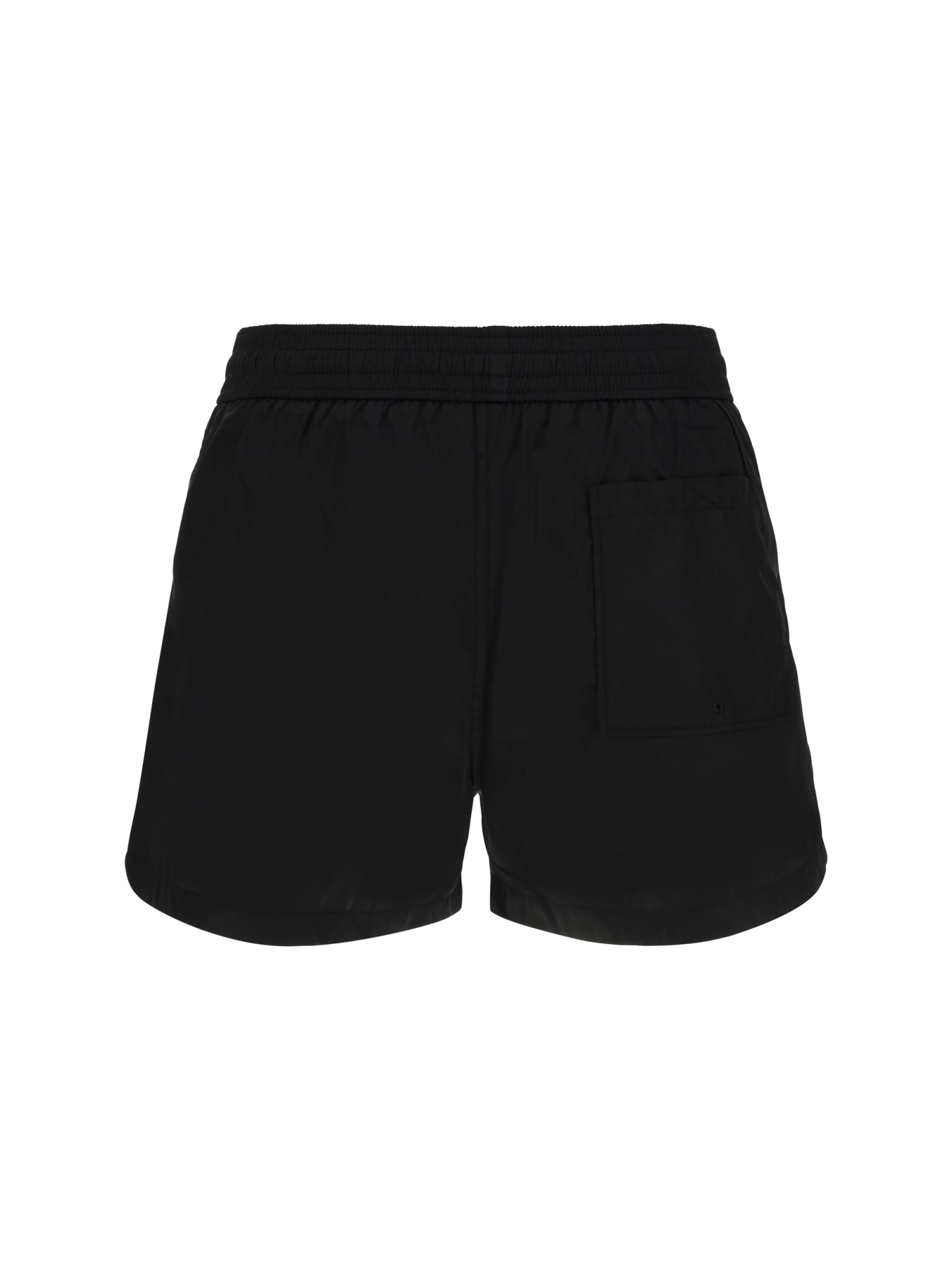 Shop Off-white Swimshorts In Black White