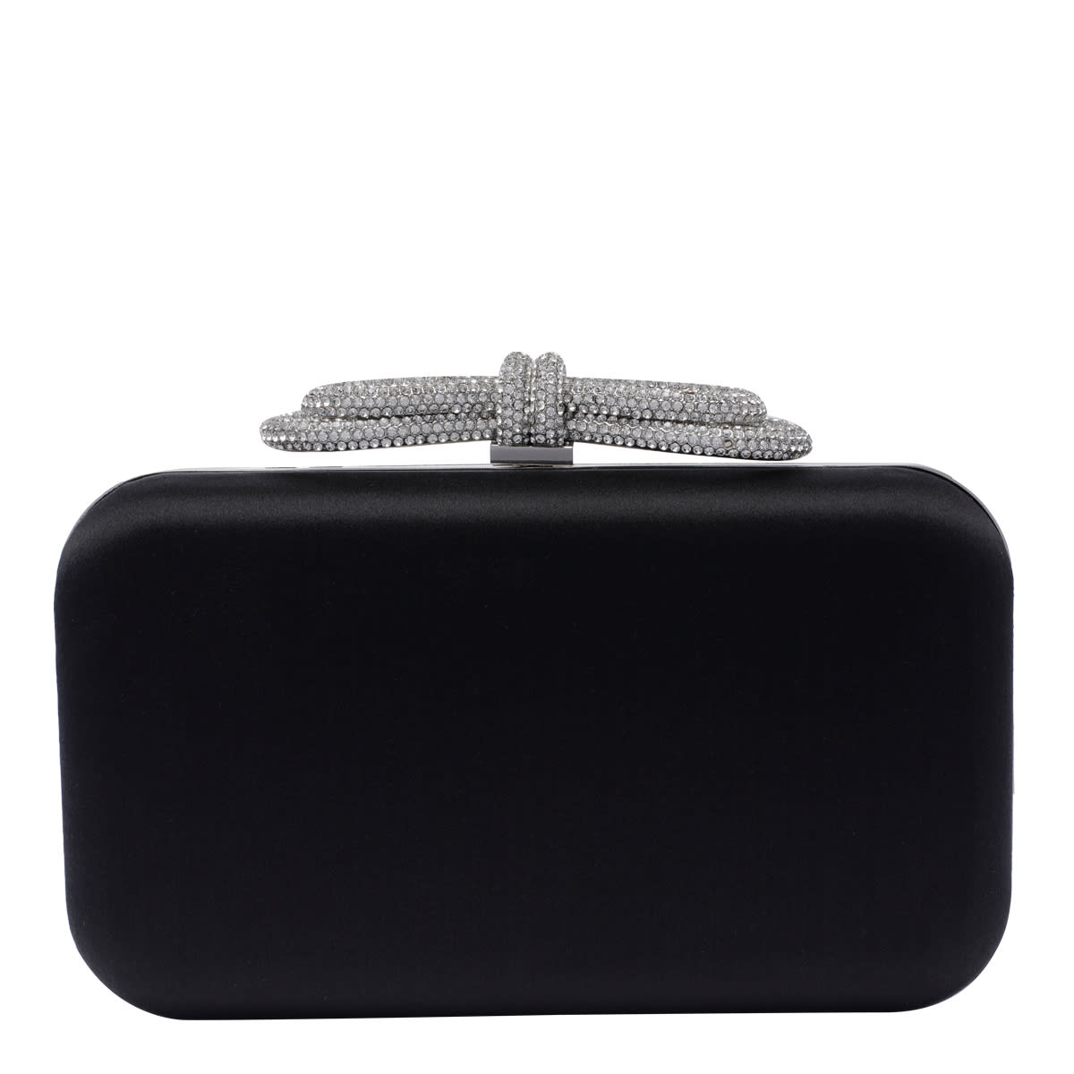 Shop Mach &amp; Mach Double Bow Clutch In Black