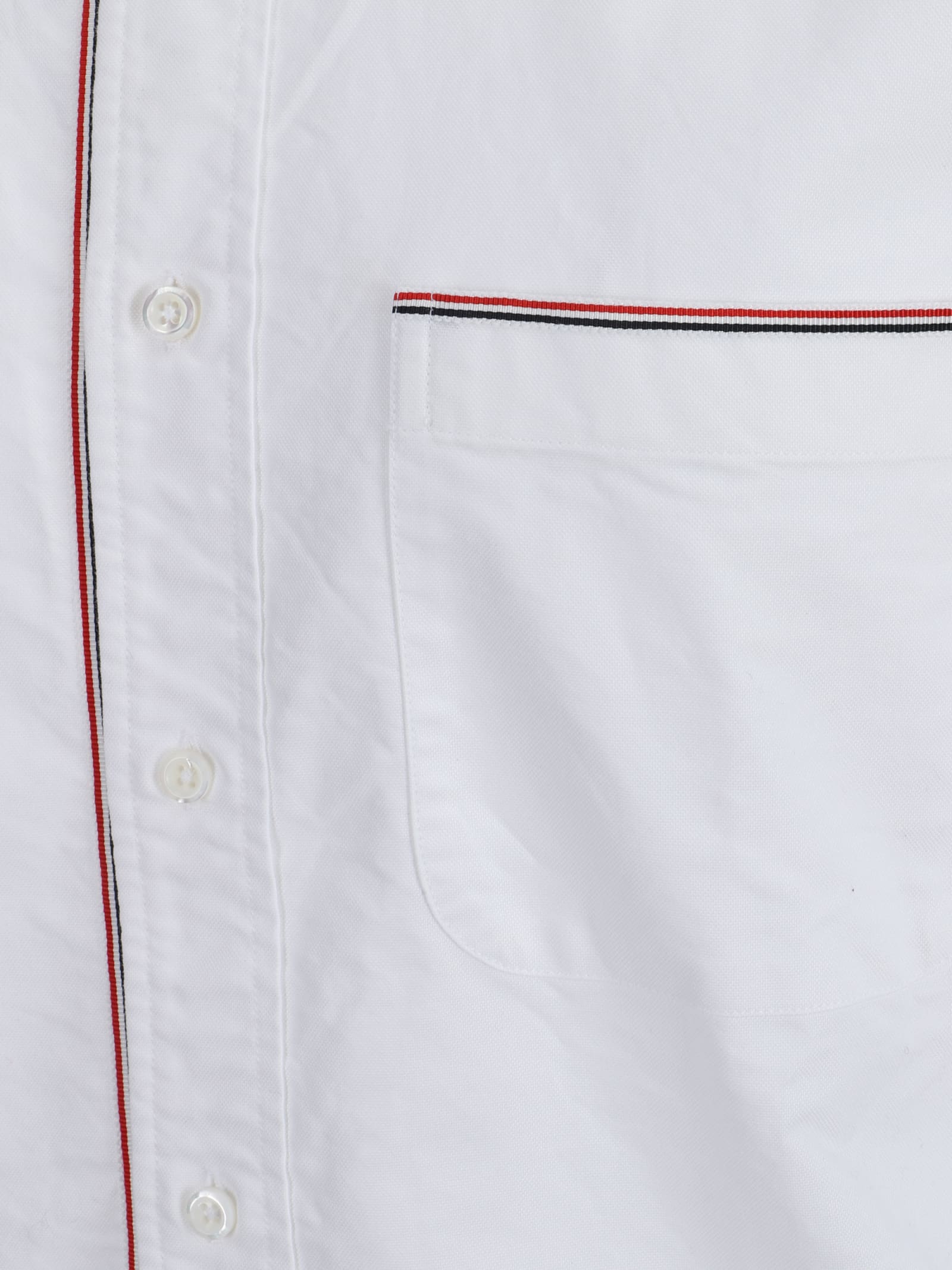 Shop Thom Browne Shirt In White