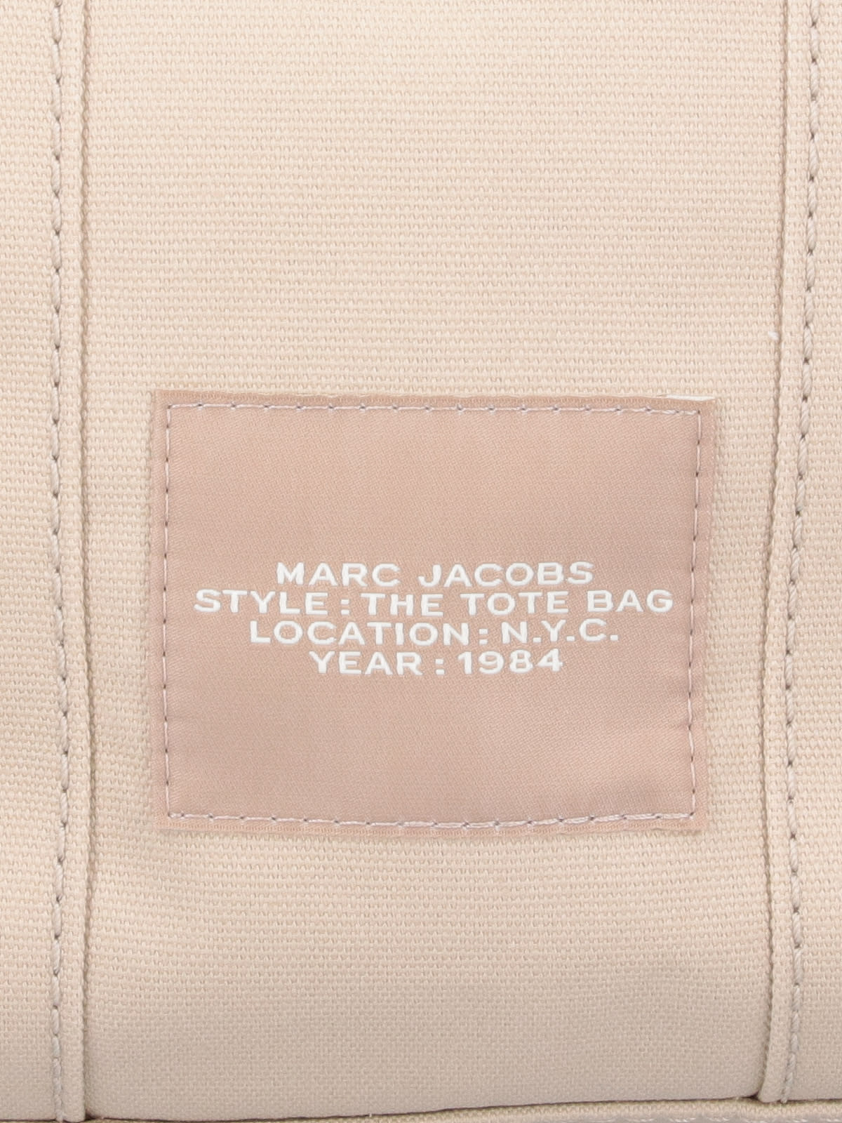 Shop Marc Jacobs The Mini Tote Bag In Beige