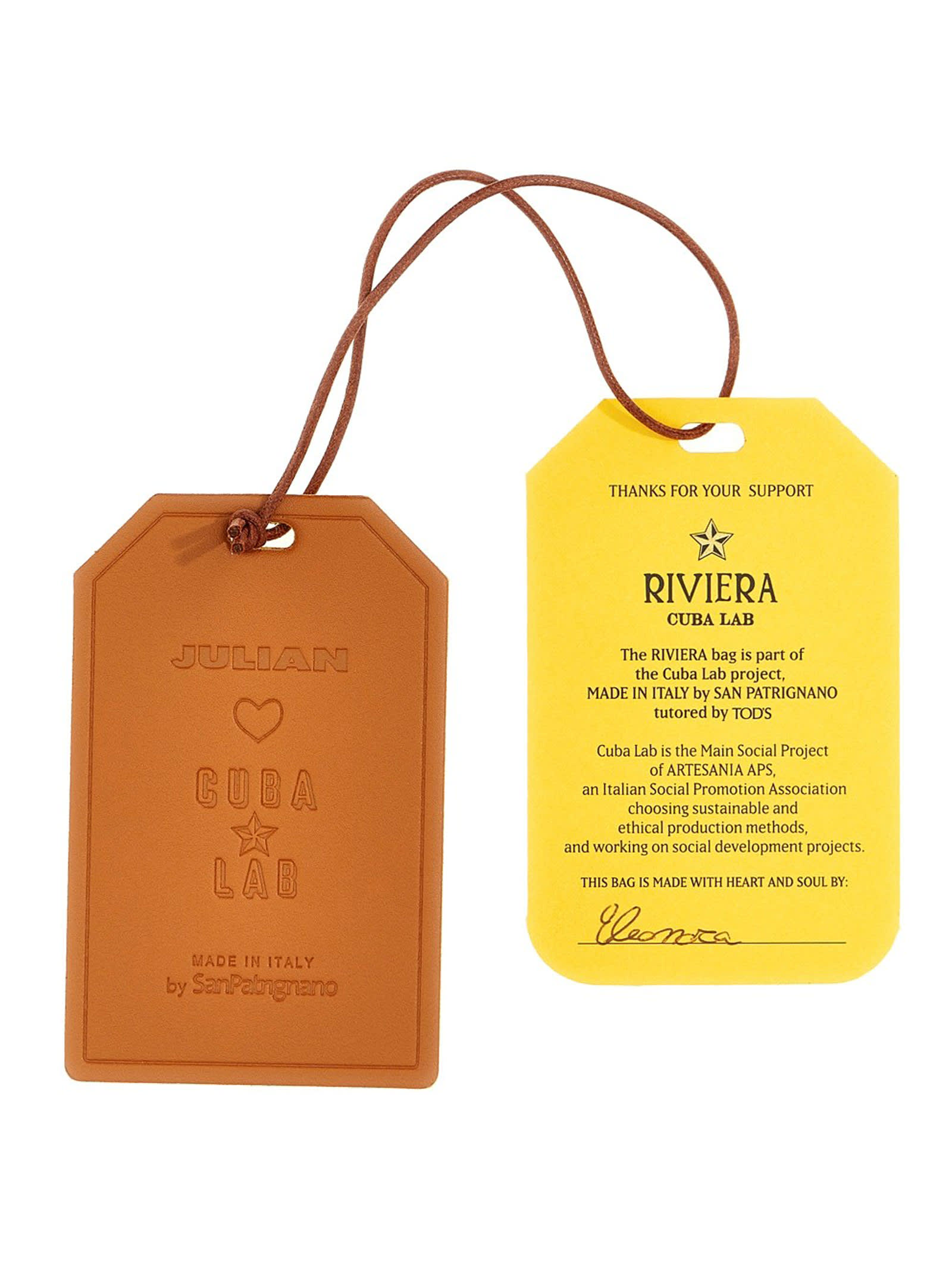 Shop Cuba Lab Riviera Cubalab  X Sanpa Bucket Bag In Brown